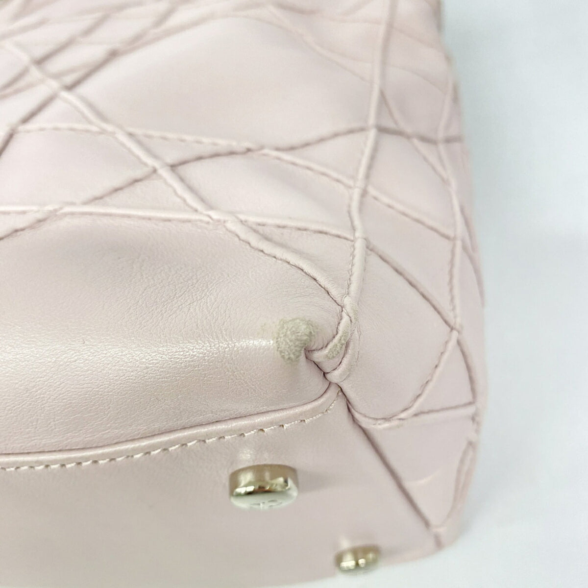 Christian Dior Pink Leather Handbag (Pre-Owned)