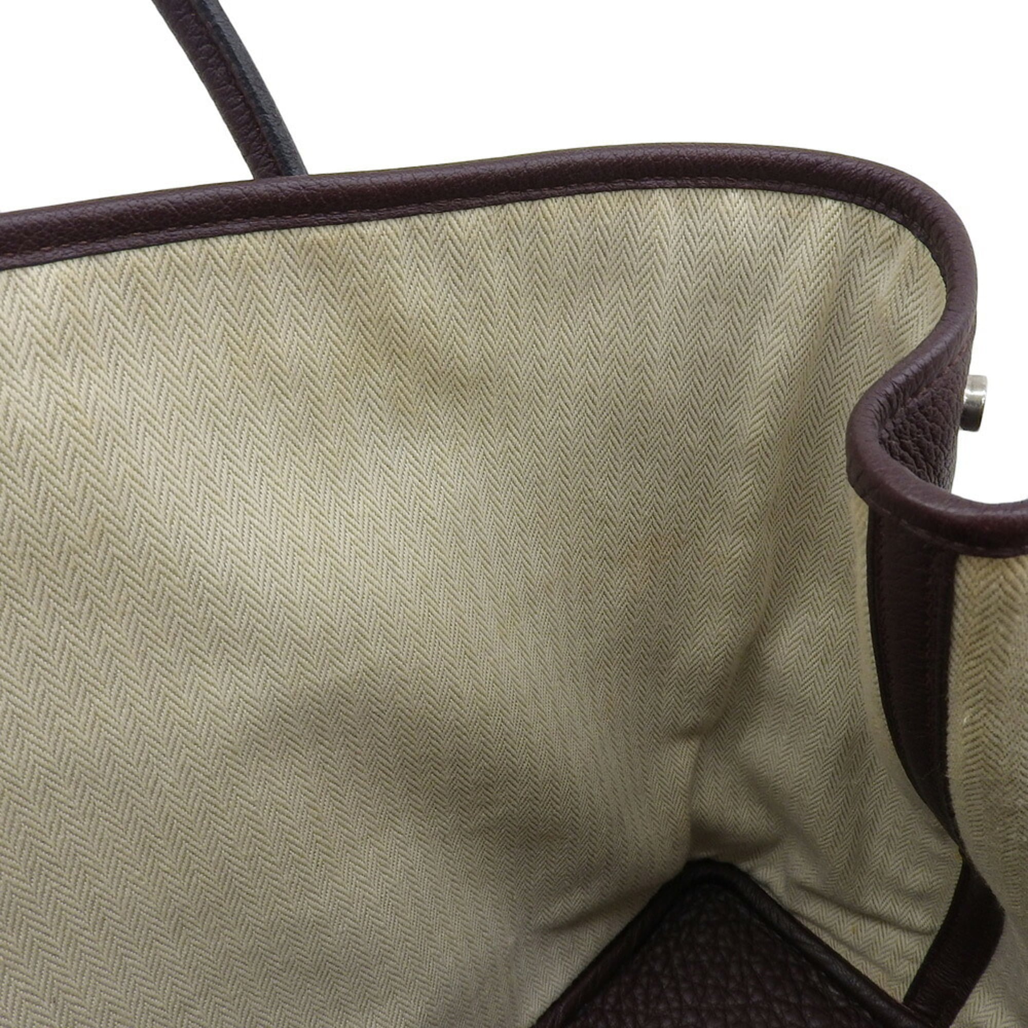 Hermes Bordeaux Negonda Leather Tote Bag (Pre-Owned)