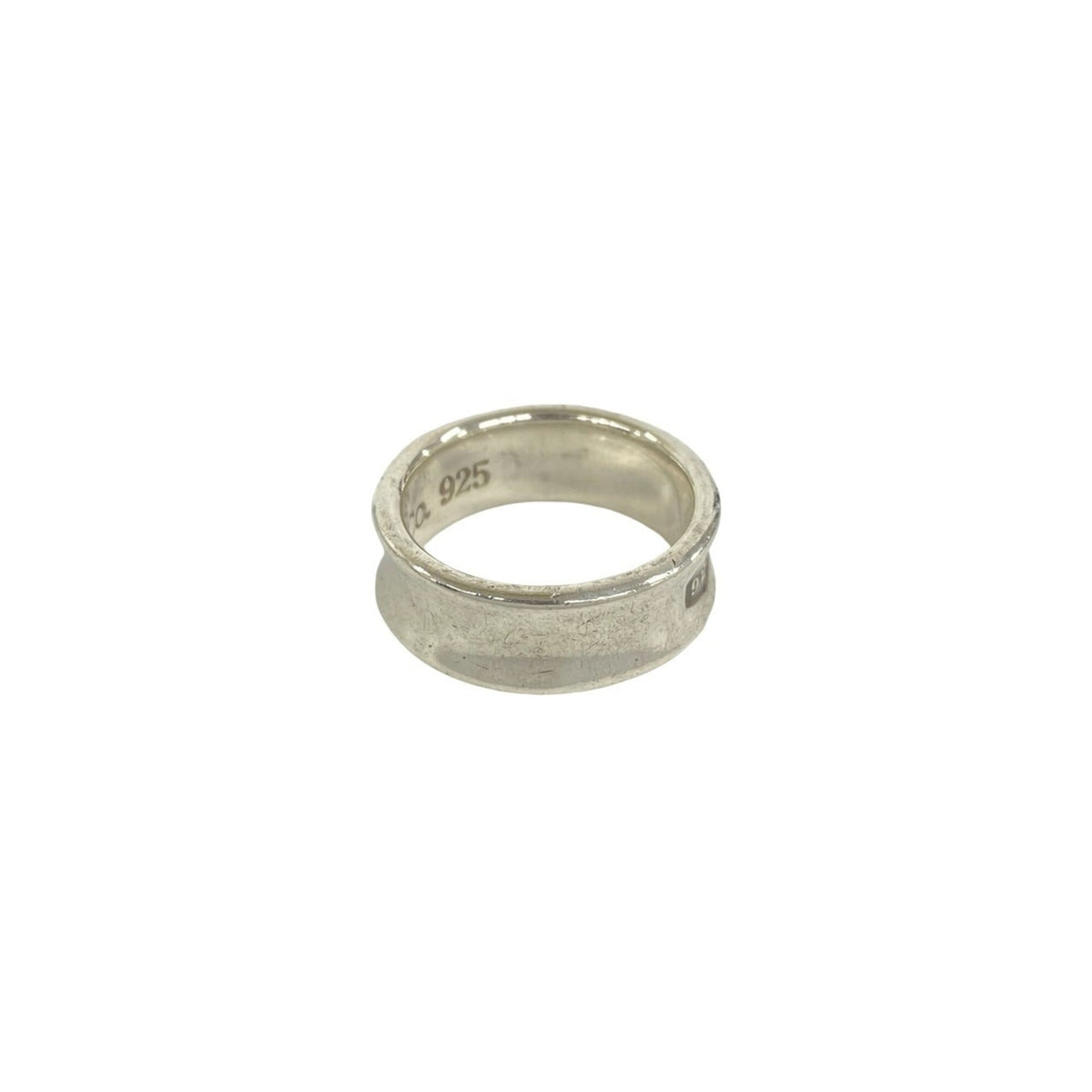 Tiffany Silver Silver 925 Band Ring (Pre-Owned)