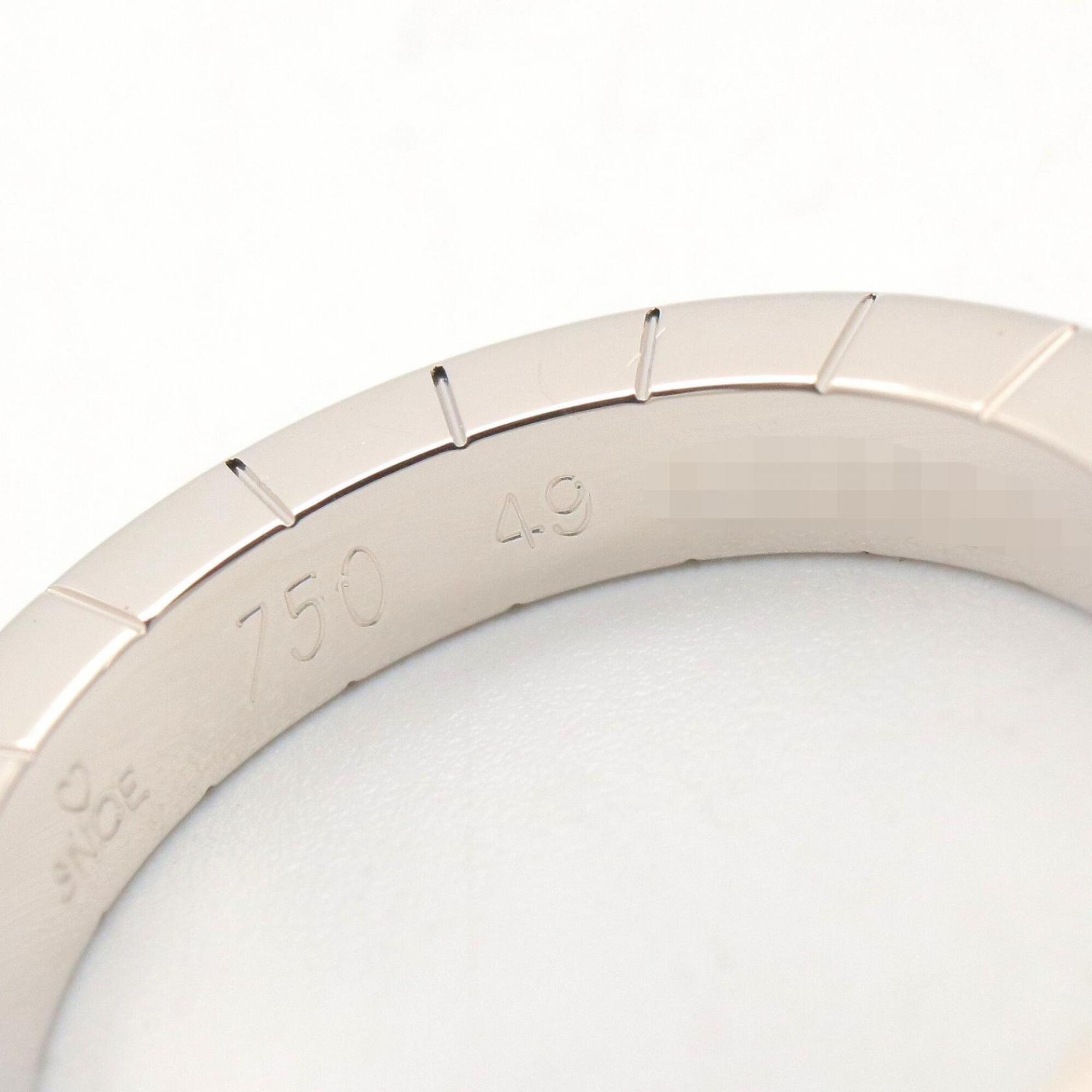 Cartier Lanieres Silver White Gold (18K) Band Ring (Pre-Owned)