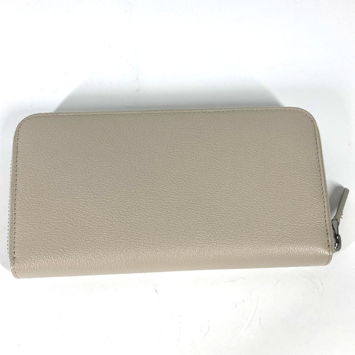 Bvlgari Ivory Leather Long Wallet (Bi-Fold) (Pre-Owned)