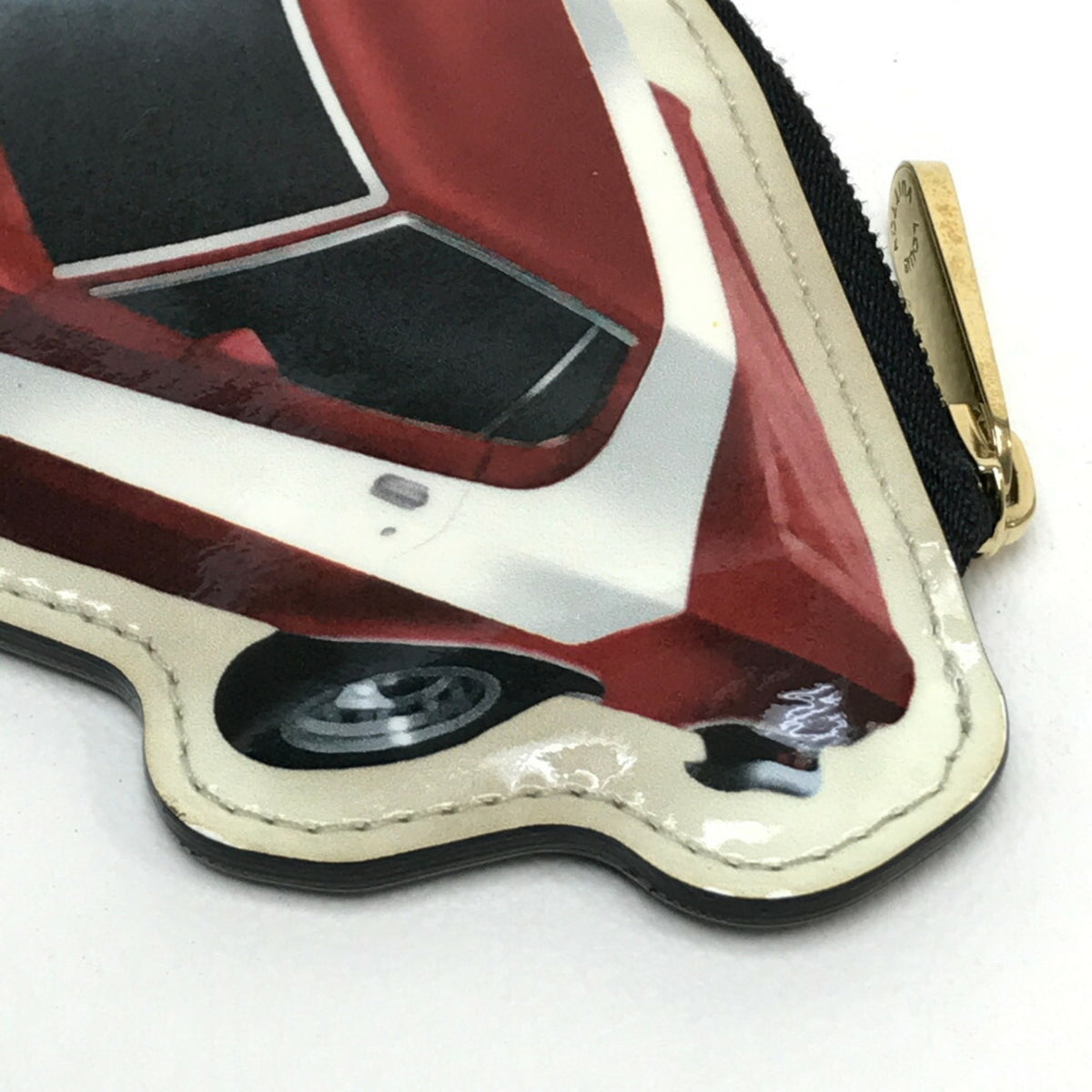 Louis Vuitton Vernis Galle Red Color Vernis Coin Purse/Coin Case (Pre-Owned)