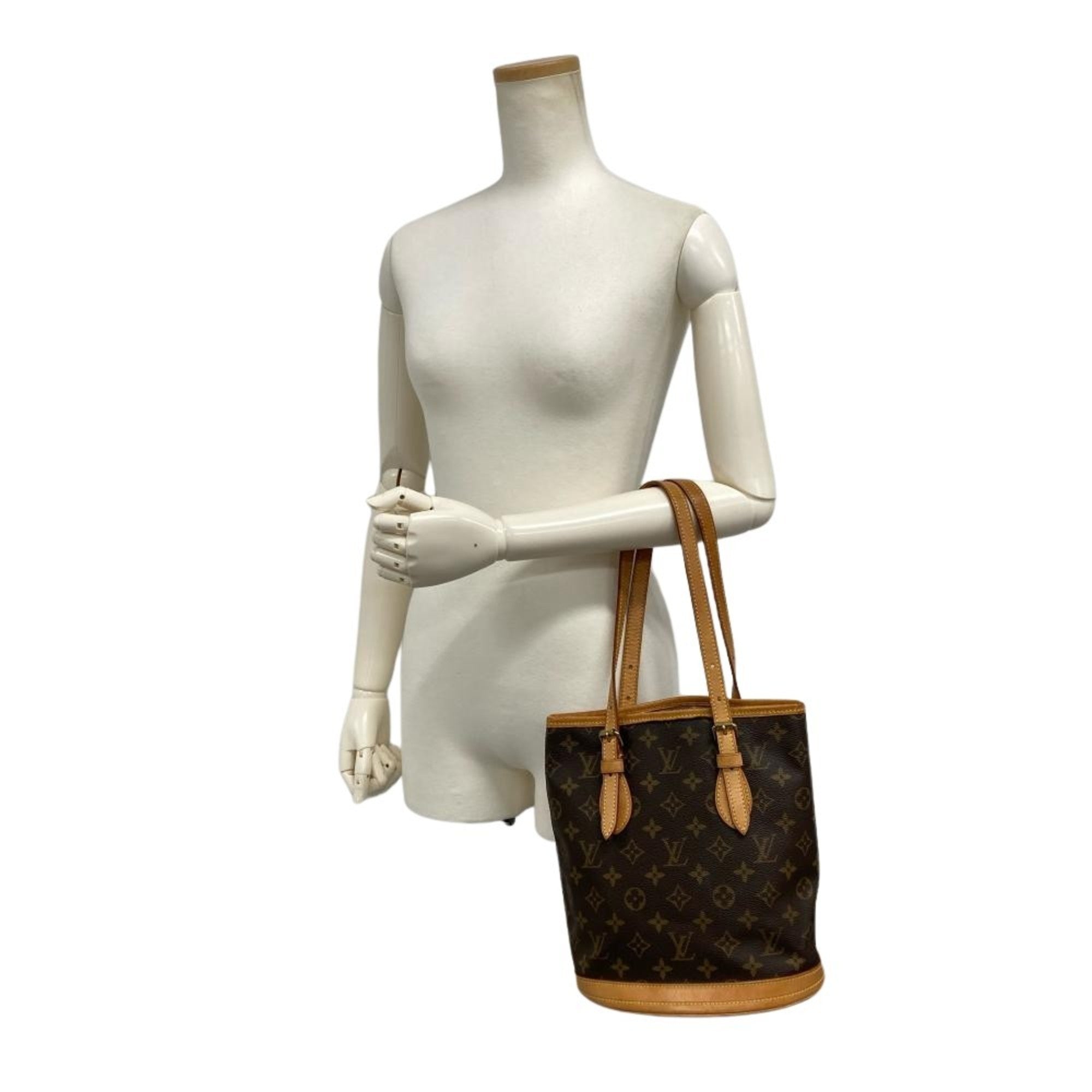 Louis Vuitton Brown Monogram Pouch Shoulder Bag (Pre-Owned)