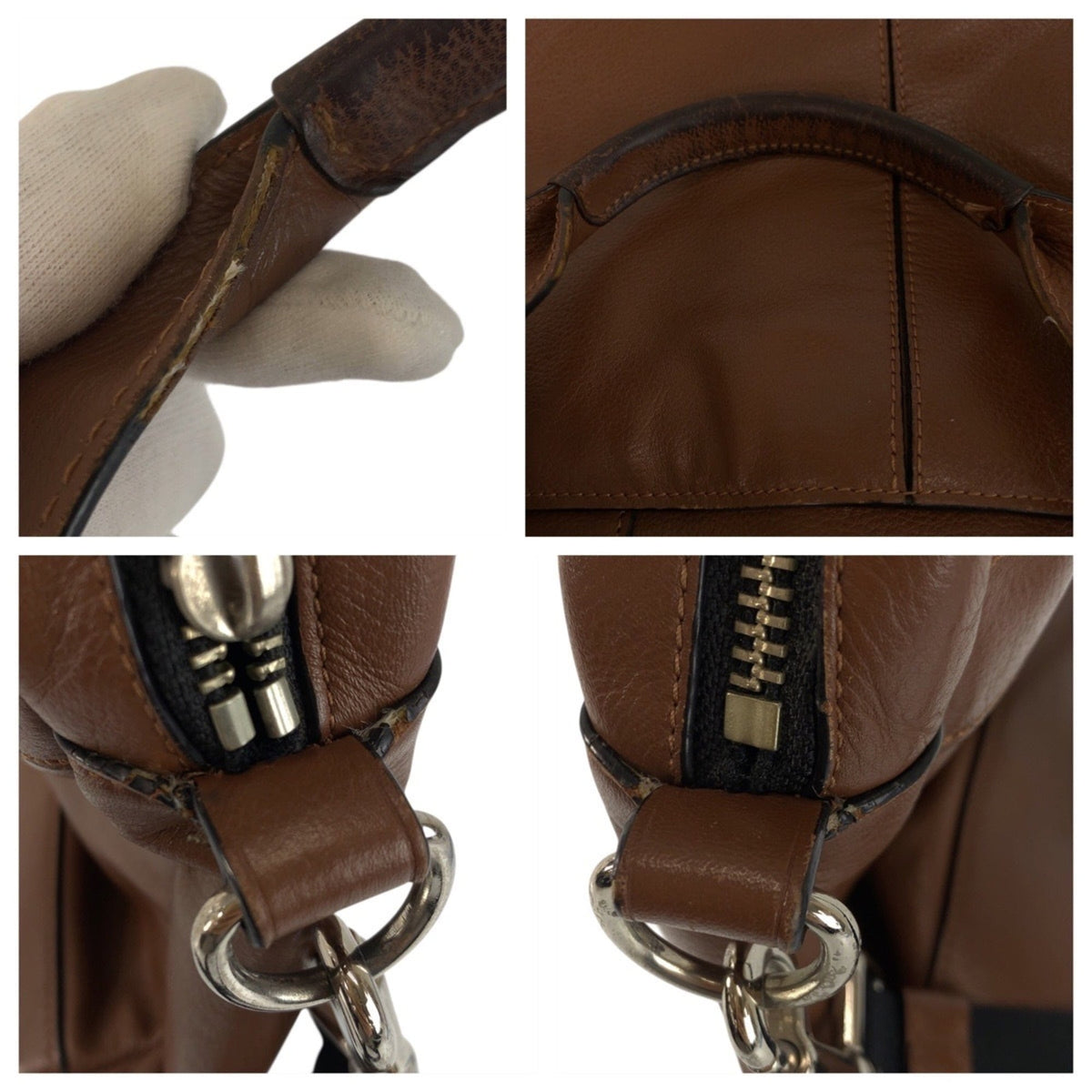 Coach Brown Leather Briefcase (Pre-Owned)