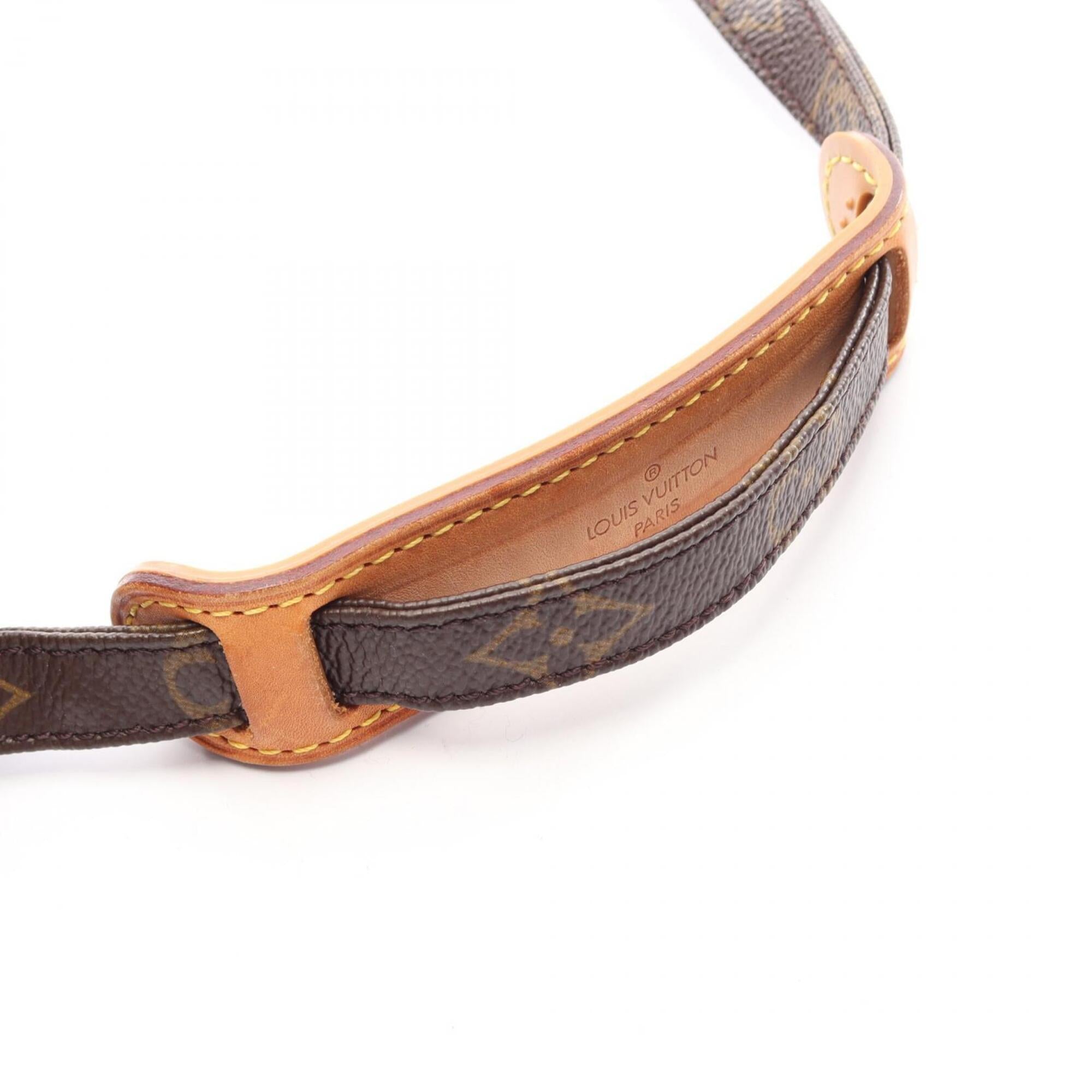 Louis Vuitton Brown Coated Canvas Pvc Monogram Leather Handbag Shoulder Bag (Pre-Owned)