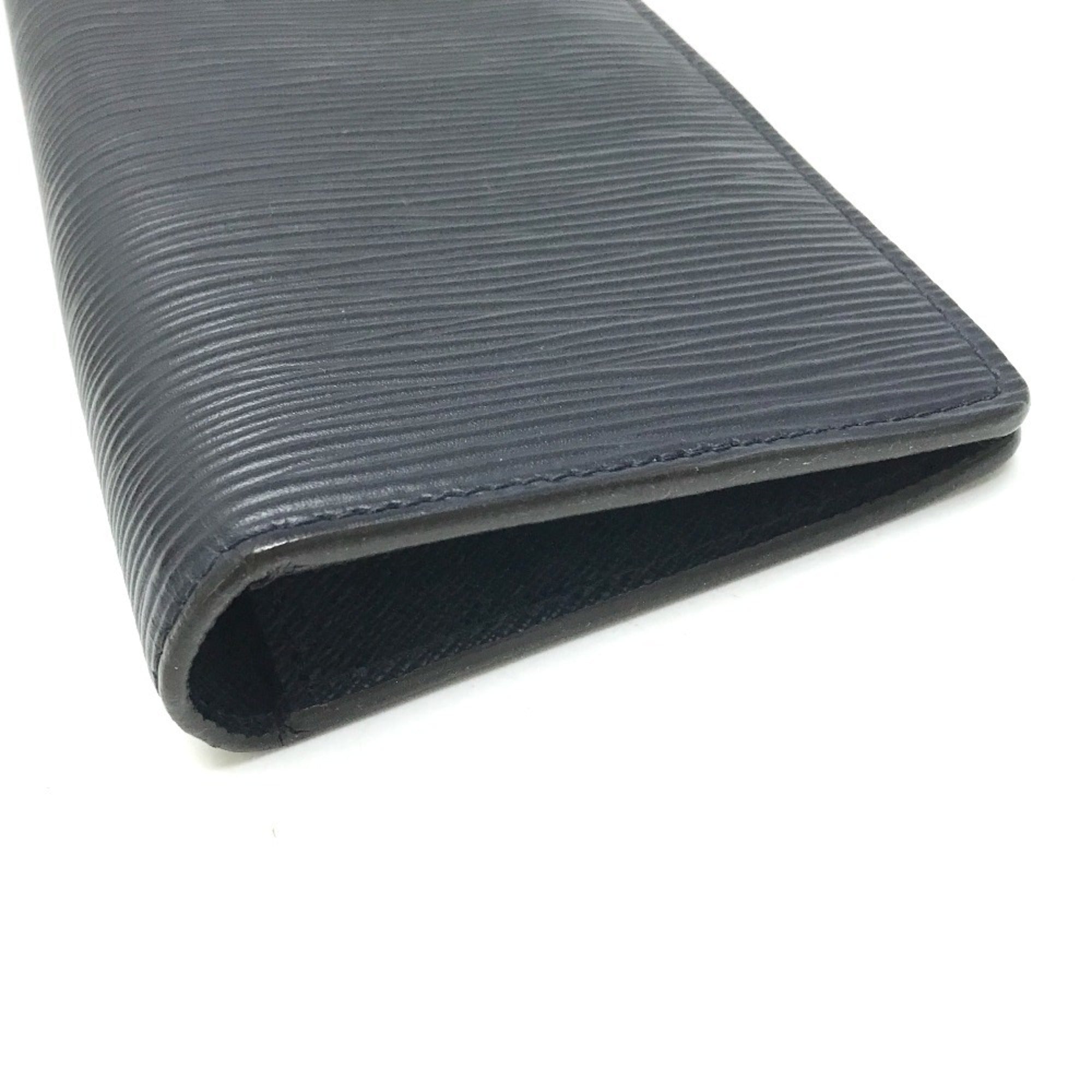 Louis Vuitton Navy Epi Leather Long Wallet (Bi-Fold) (Pre-Owned)