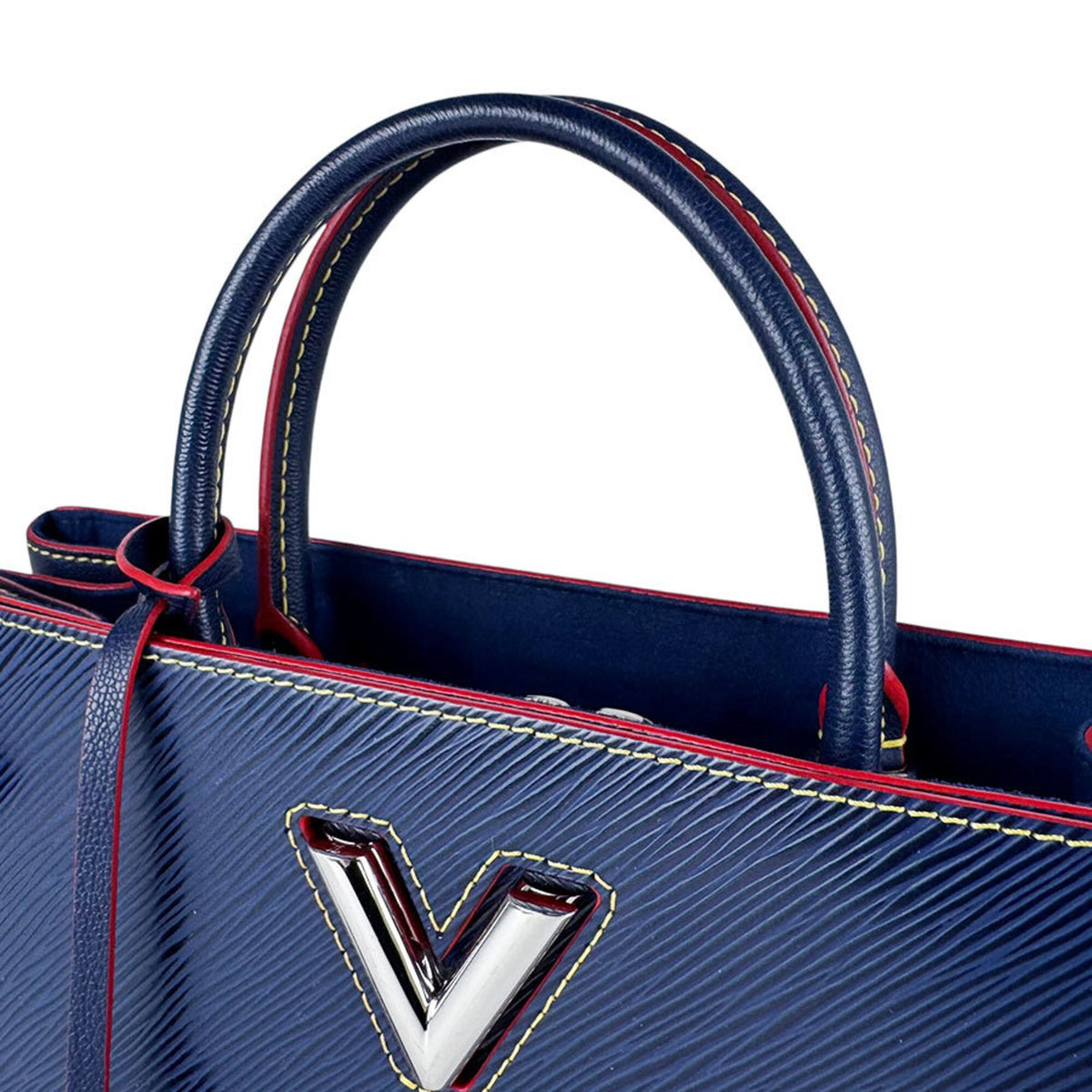 Louis Vuitton Navy Epi Leather Handbag Shoulder Bag (Pre-Owned)