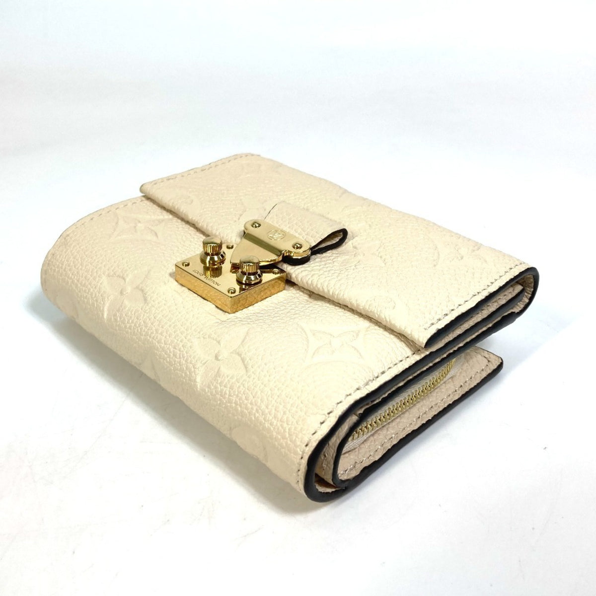 Louis Vuitton Monogram Empreinte Monogram Empreinte Wallet (Tri-Fold) (Pre-Owned)