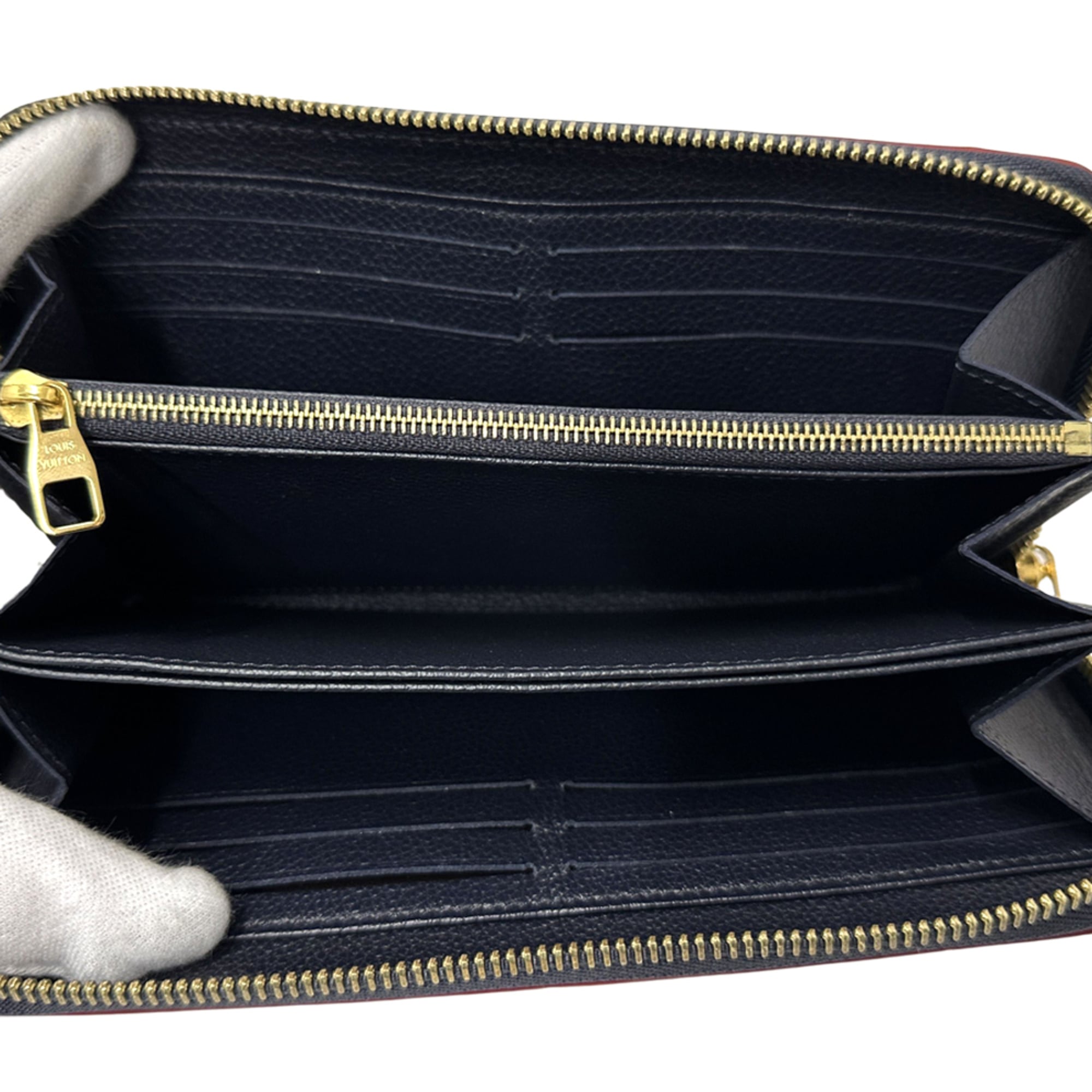 Louis Vuitton Marine Rouge Monogram Empreinte Long Wallet (Bi-Fold) (Pre-Owned)