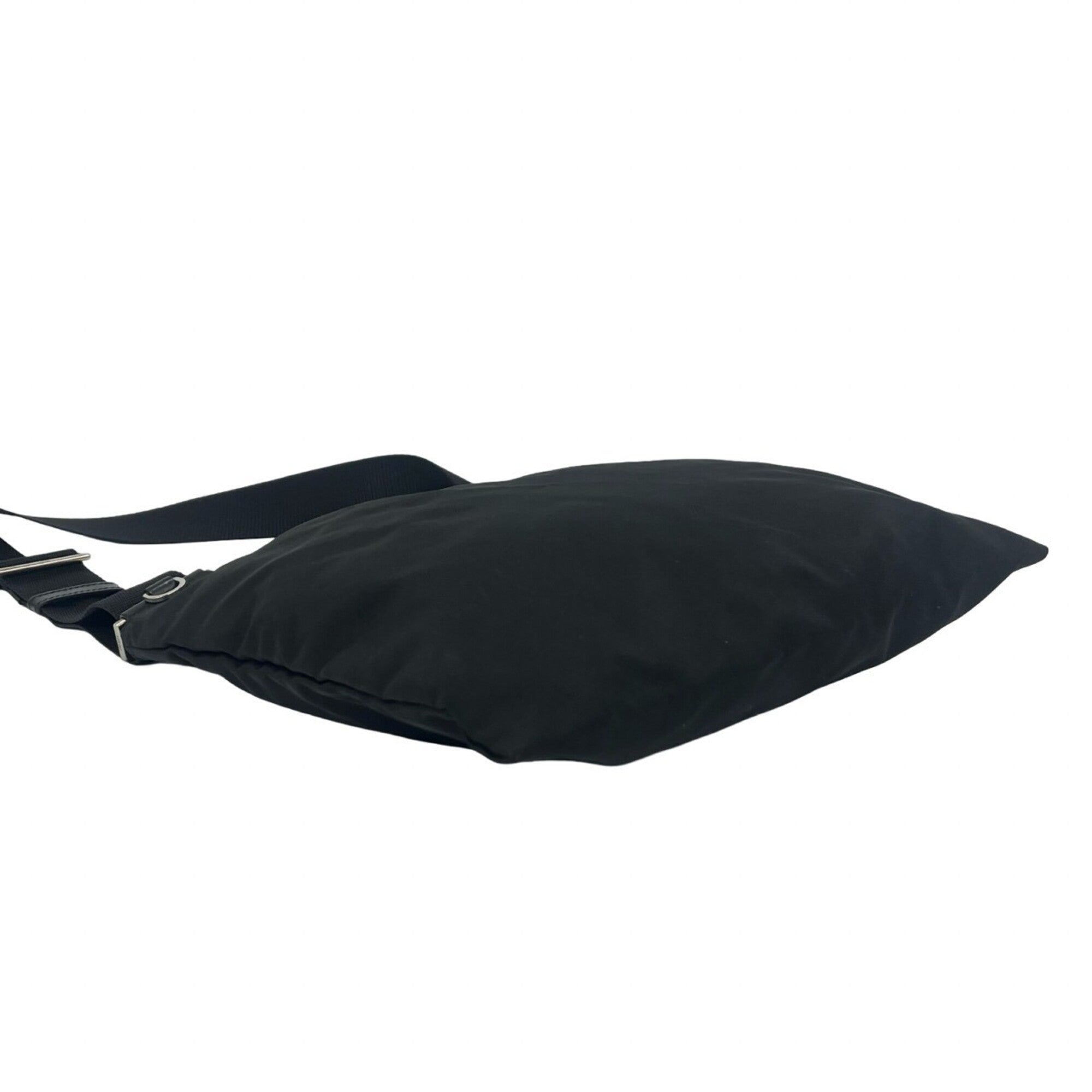 Prada Black Nylon Handbag Pochette Shoulder Bag (Pre-Owned)