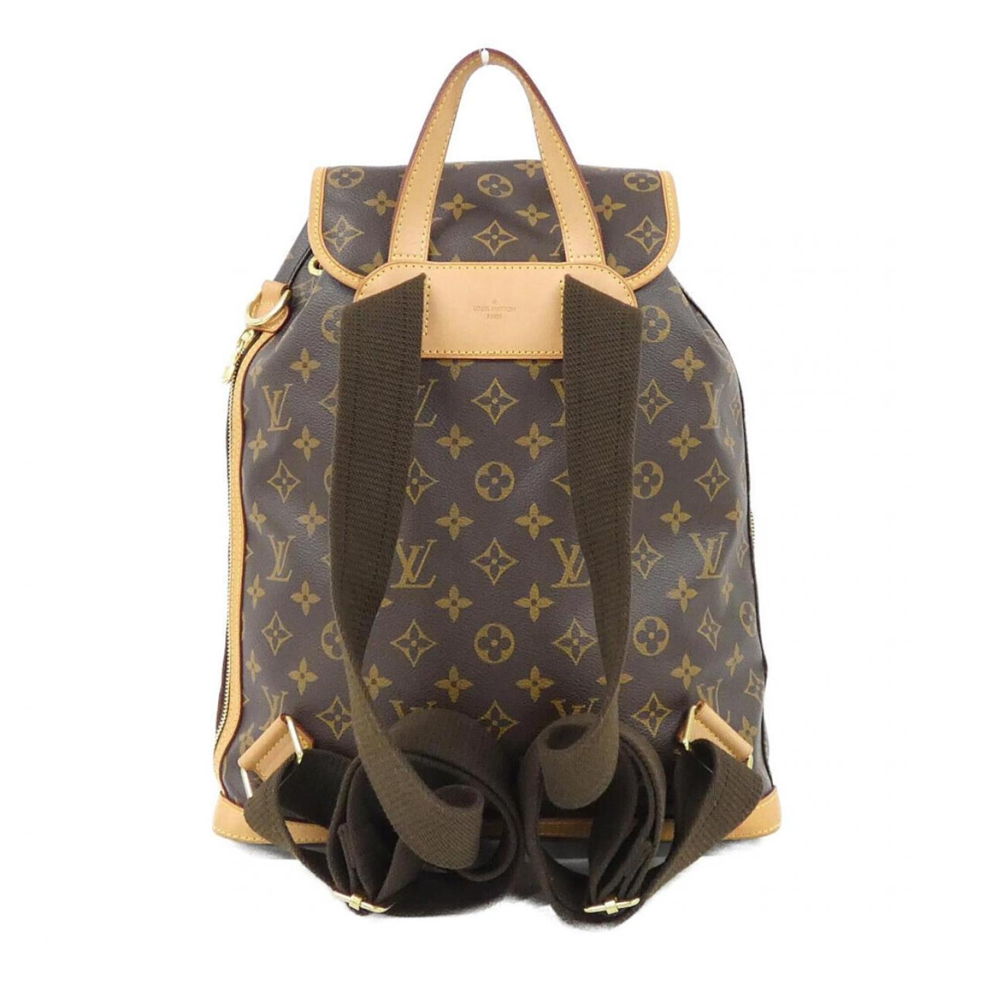 Louis Vuitton Marron Coated Canvas Backpack (Pre-Owned)
