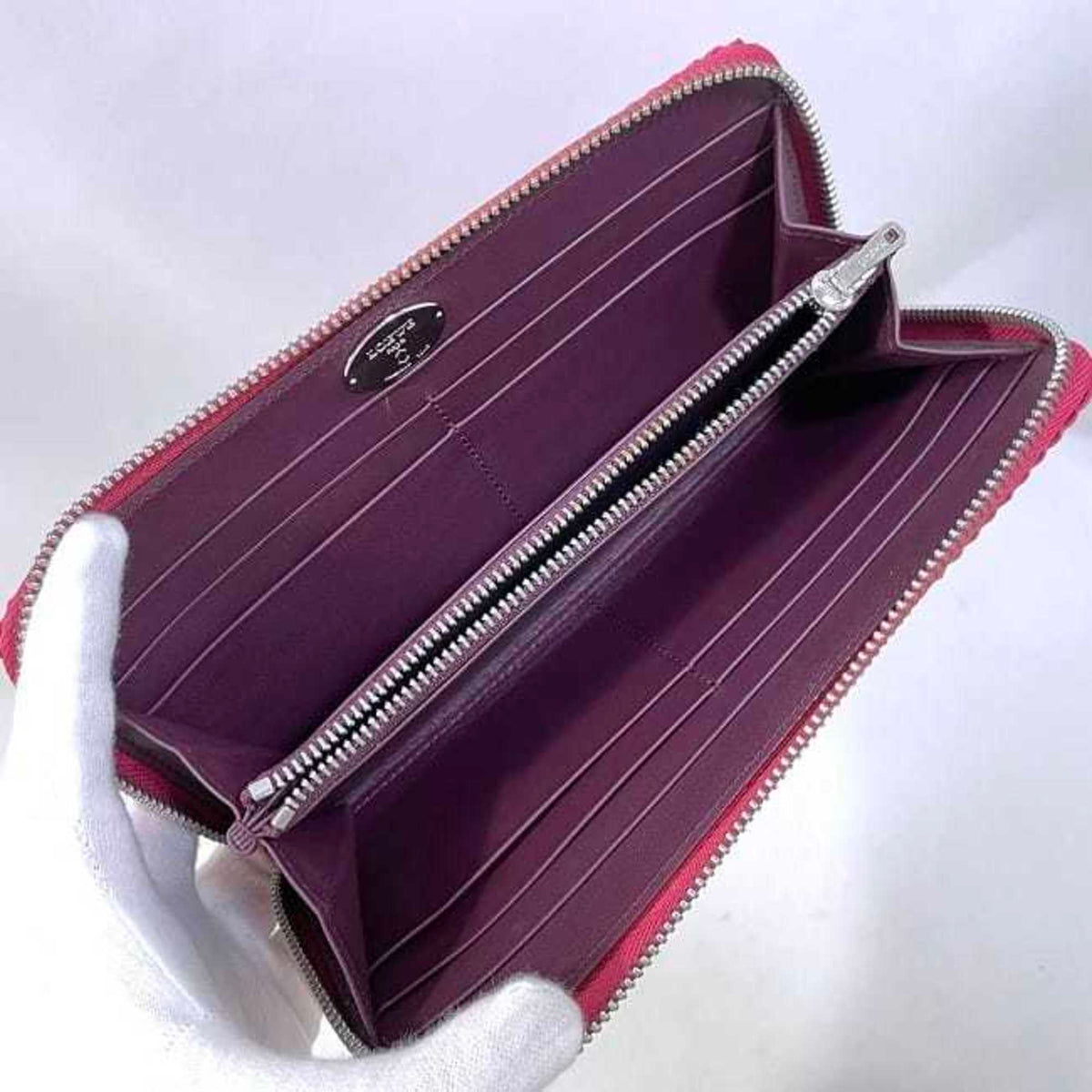 Loewe Pink Nappa Leather Long Wallet (Bi-Fold) (Pre-Owned)