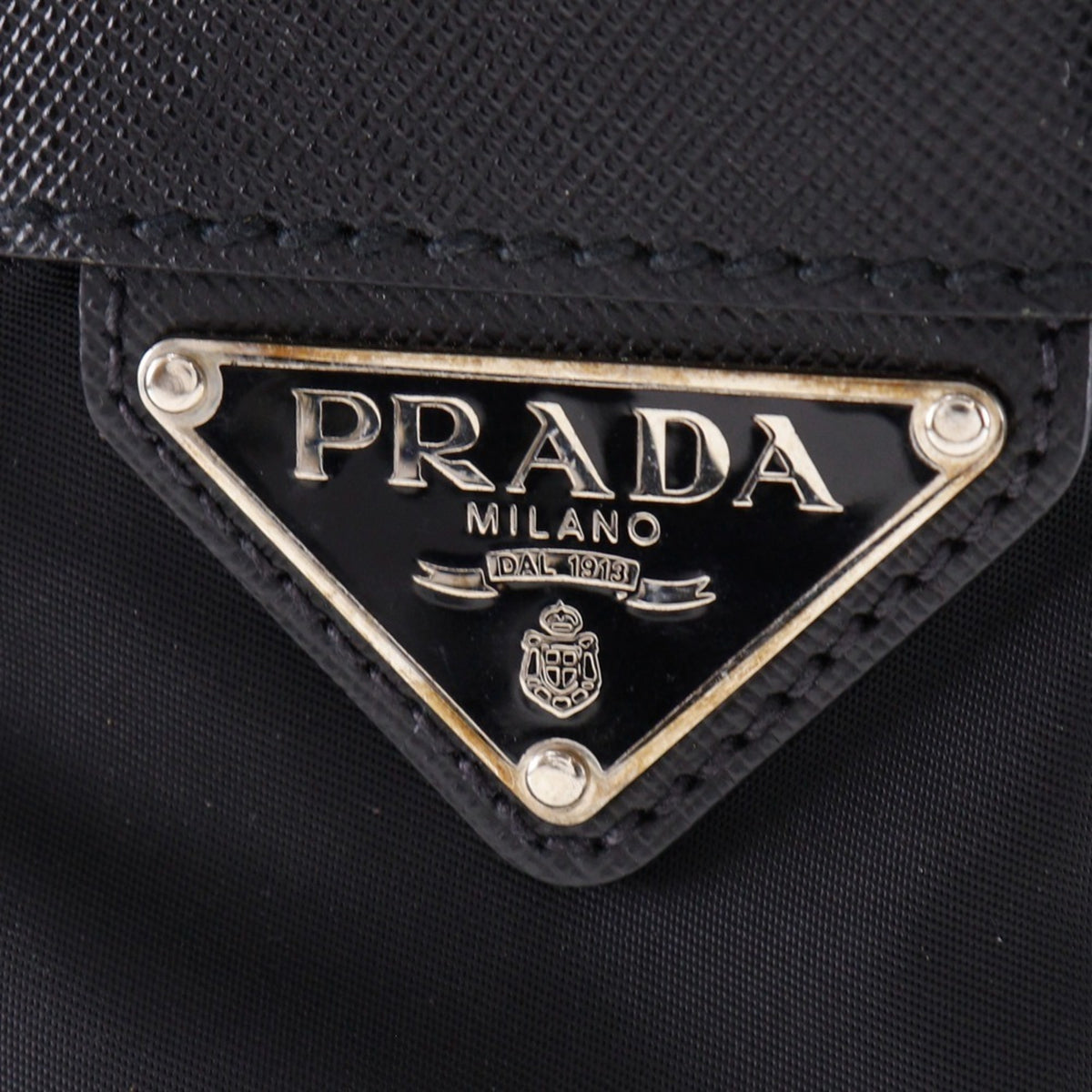 Prada Black Nero Nylon Shoulder Bag (Pre-Owned)