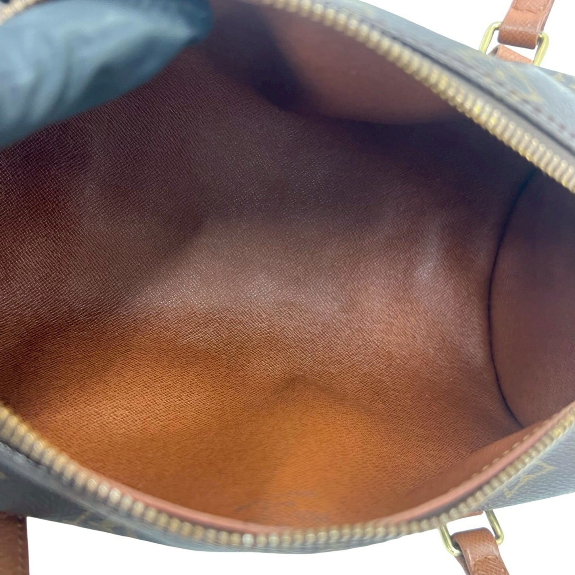 Louis Vuitton Brown Pvc Leather Boston Bag Handbag (Pre-Owned)