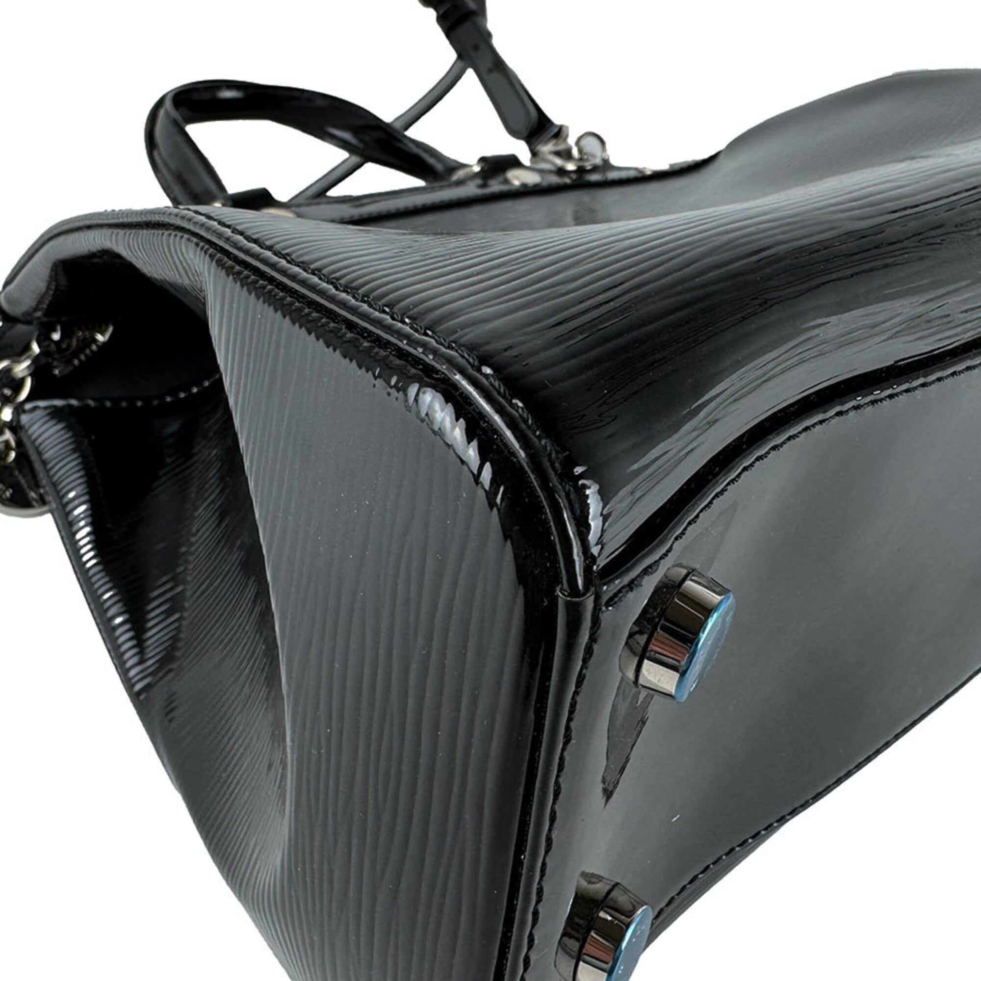 Louis Vuitton Noir Handbag Shoulder Bag (Pre-Owned)