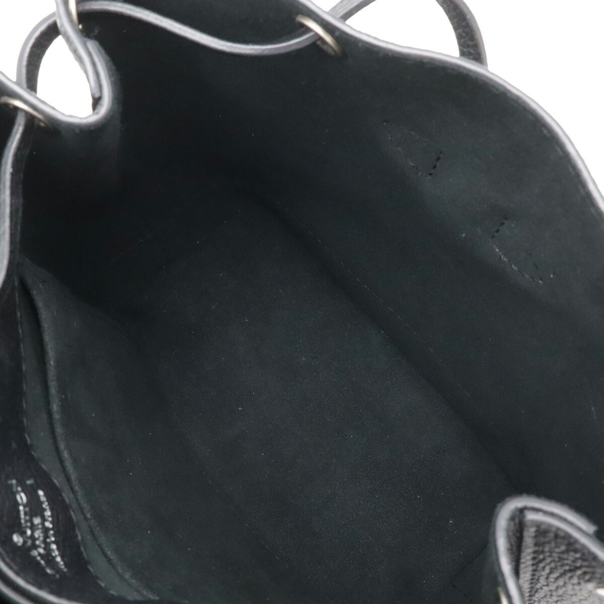 Louis Vuitton Black Noir Leather Backpack Handbag Shoulder Bag (Pre-Owned)