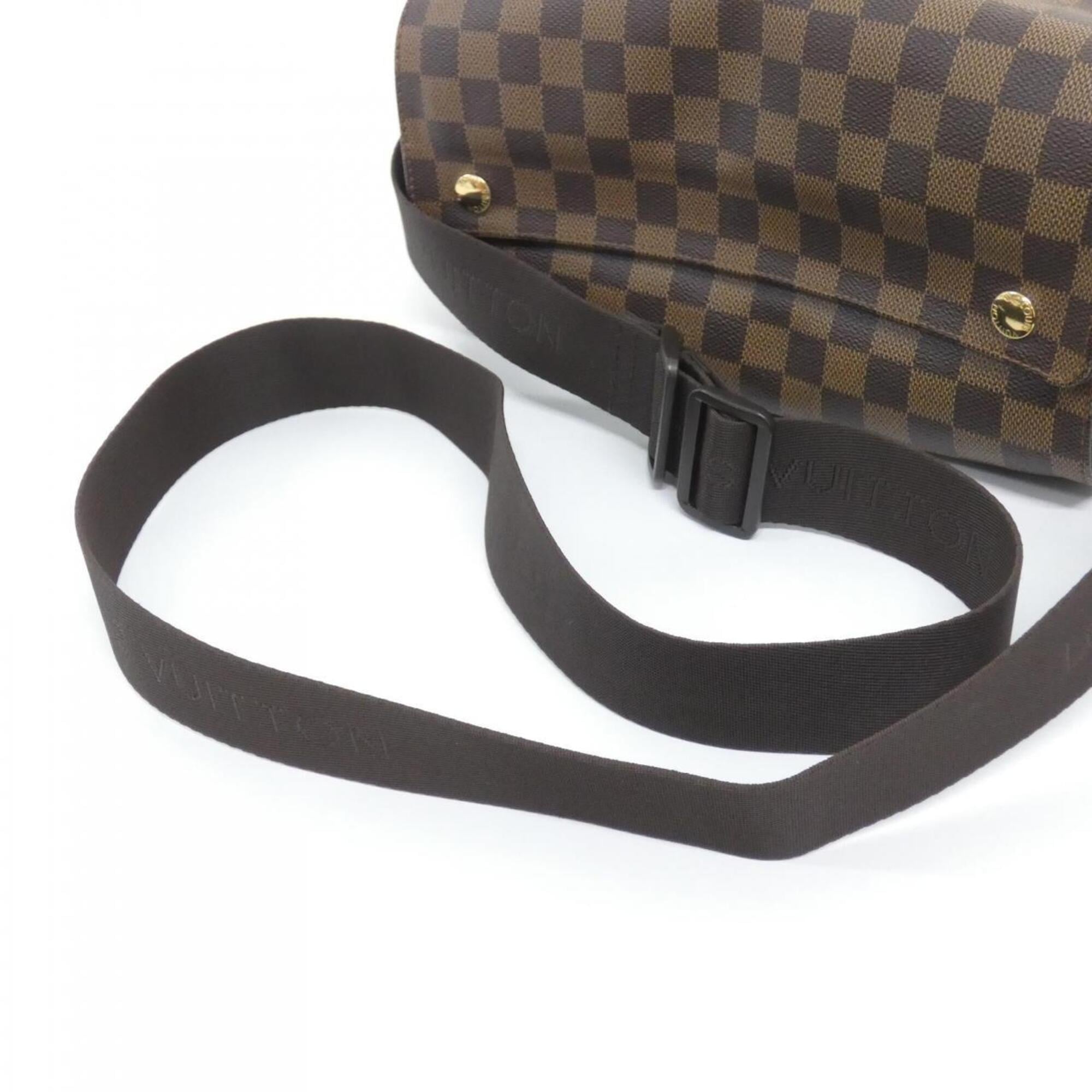 Louis Vuitton Brown Coated Canvas Shoulder Bag (Pre-Owned)