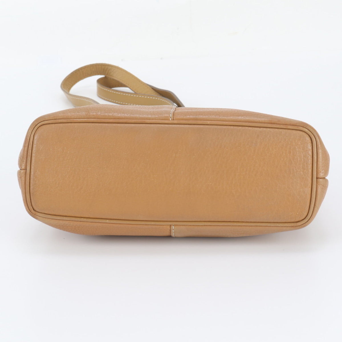 Burberry Camel Leather Handbag Shoulder Bag Tote Bag (Pre-Owned)