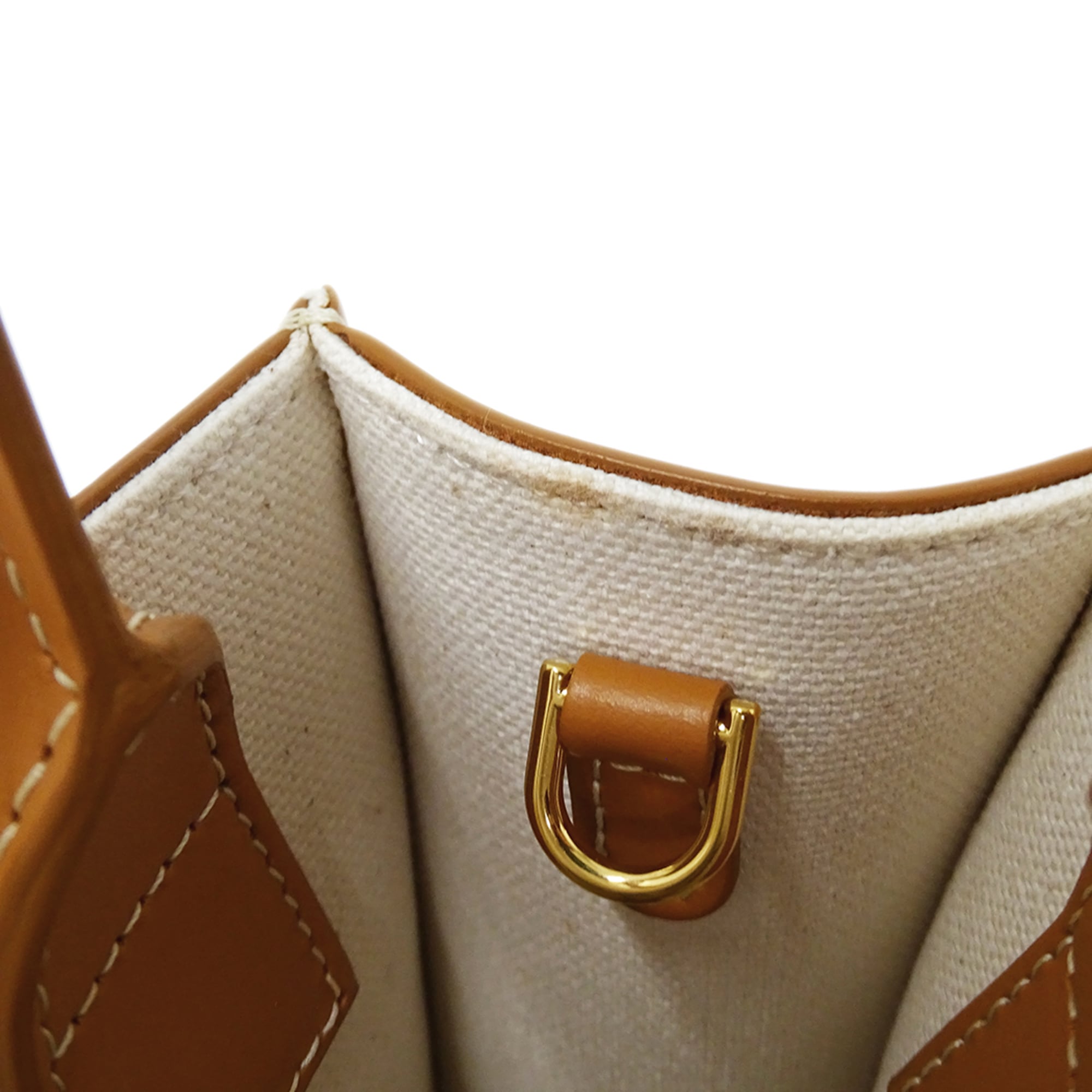 Celine Canvas Handbag Shoulder Bag (Pre-Owned)