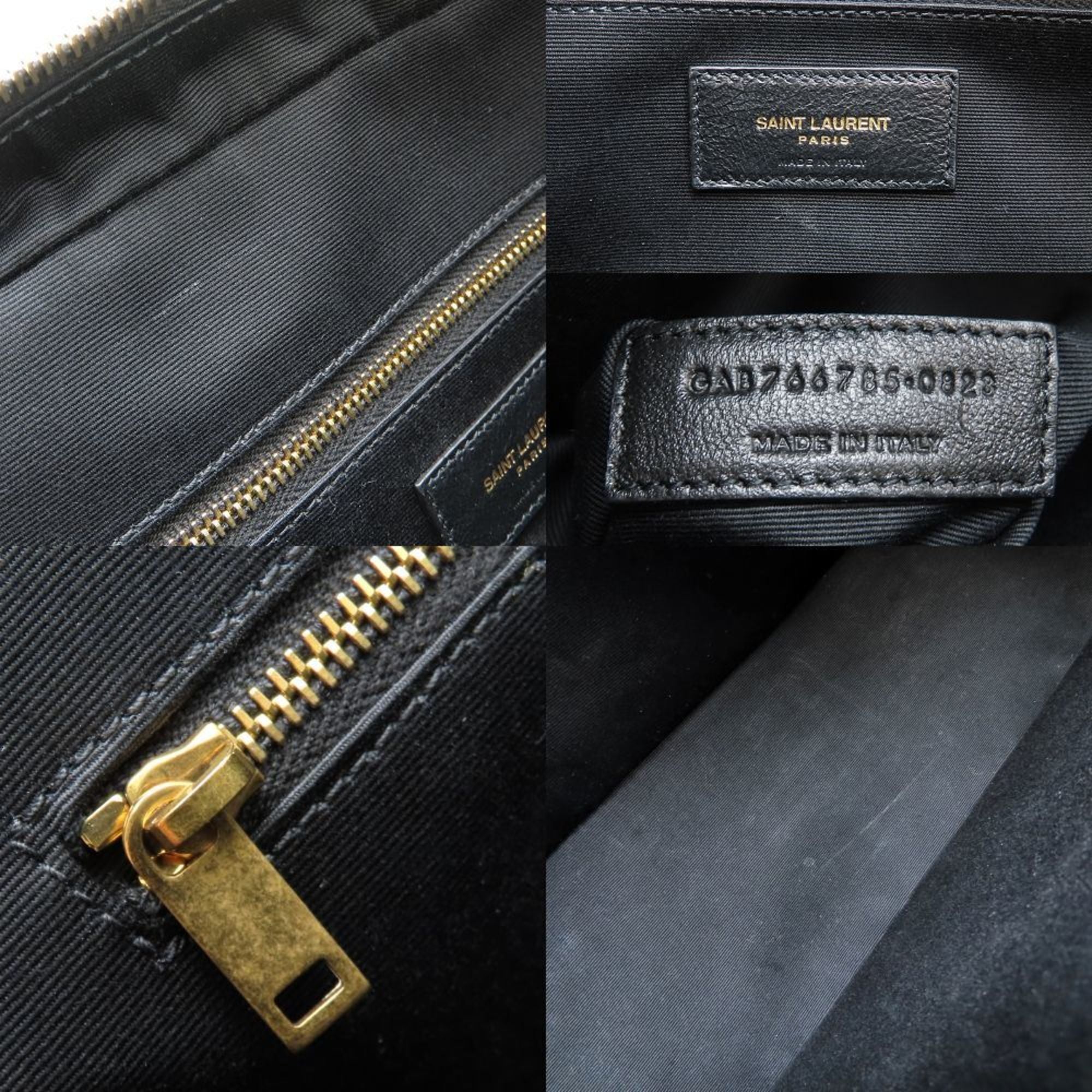 Yves Saint Laurent Black Leather Handbag (Pre-Owned)