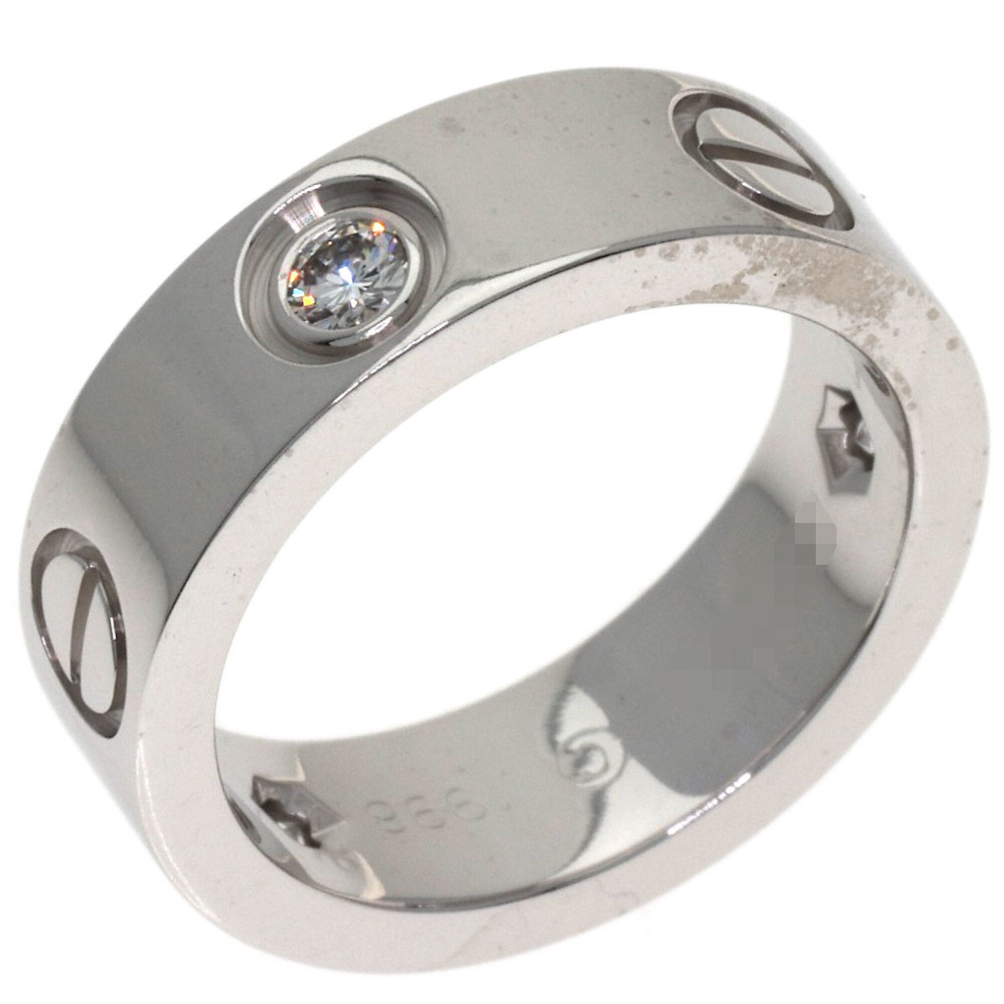 Cartier Love White Gold (18K) Band Ring (Pre-Owned)