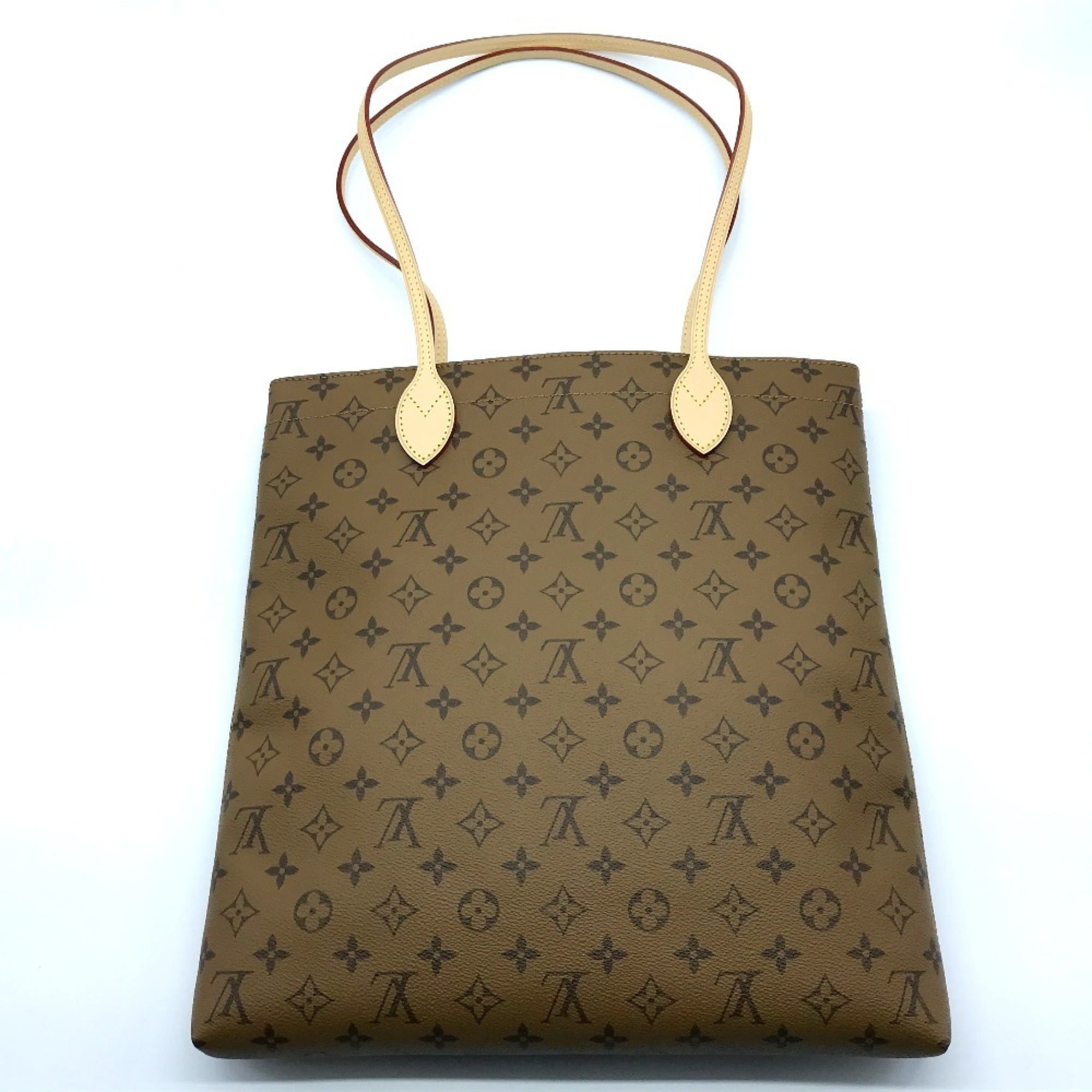 Louis Vuitton Brown Monogram Reverse Shoulder Bag Tote Bag (Pre-Owned)
