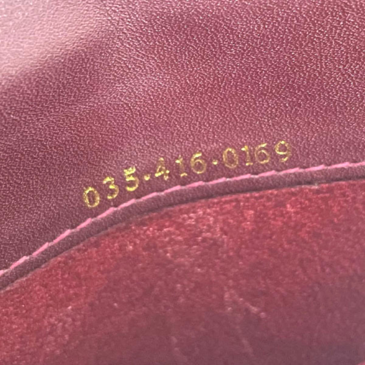 Gucci Bordeaux Leather Long Wallet (Bi-Fold) (Pre-Owned)