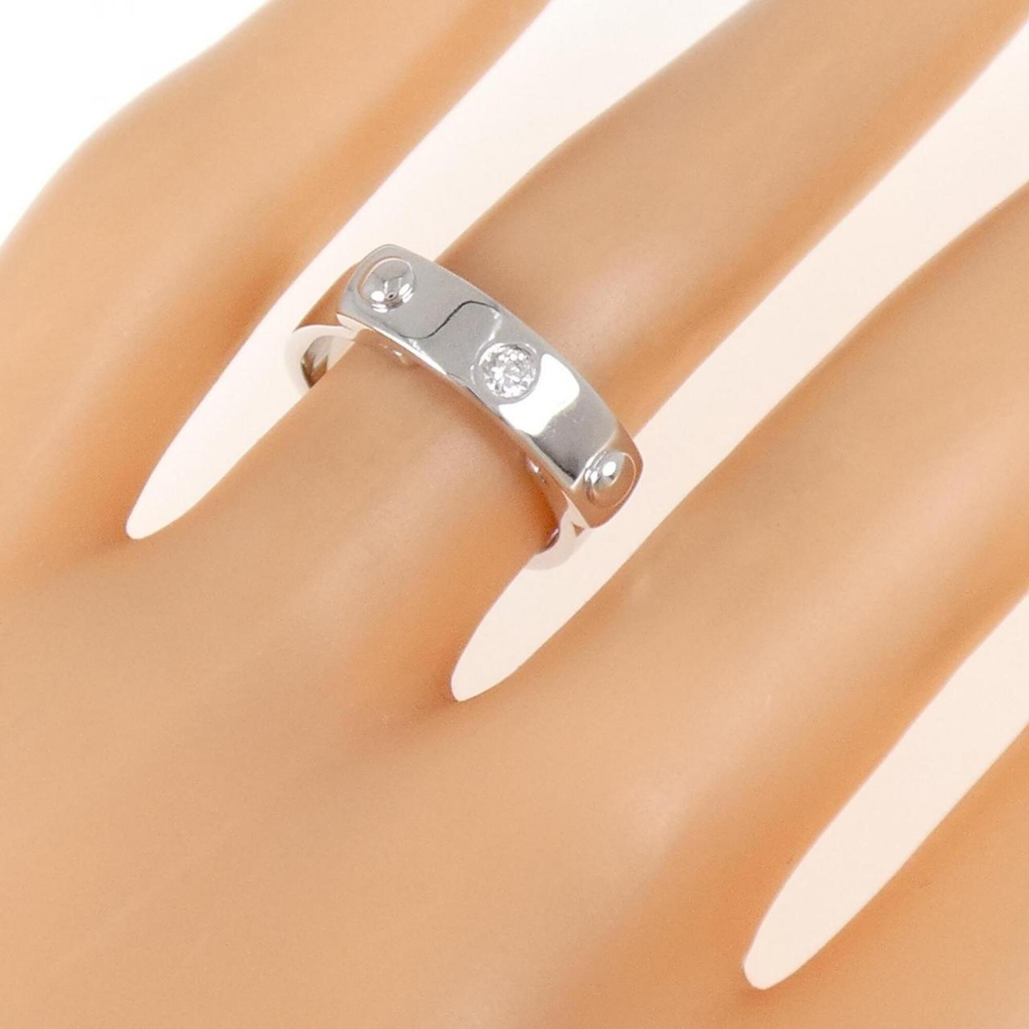 Hermes White Gold (18K) Band Ring (Pre-Owned)