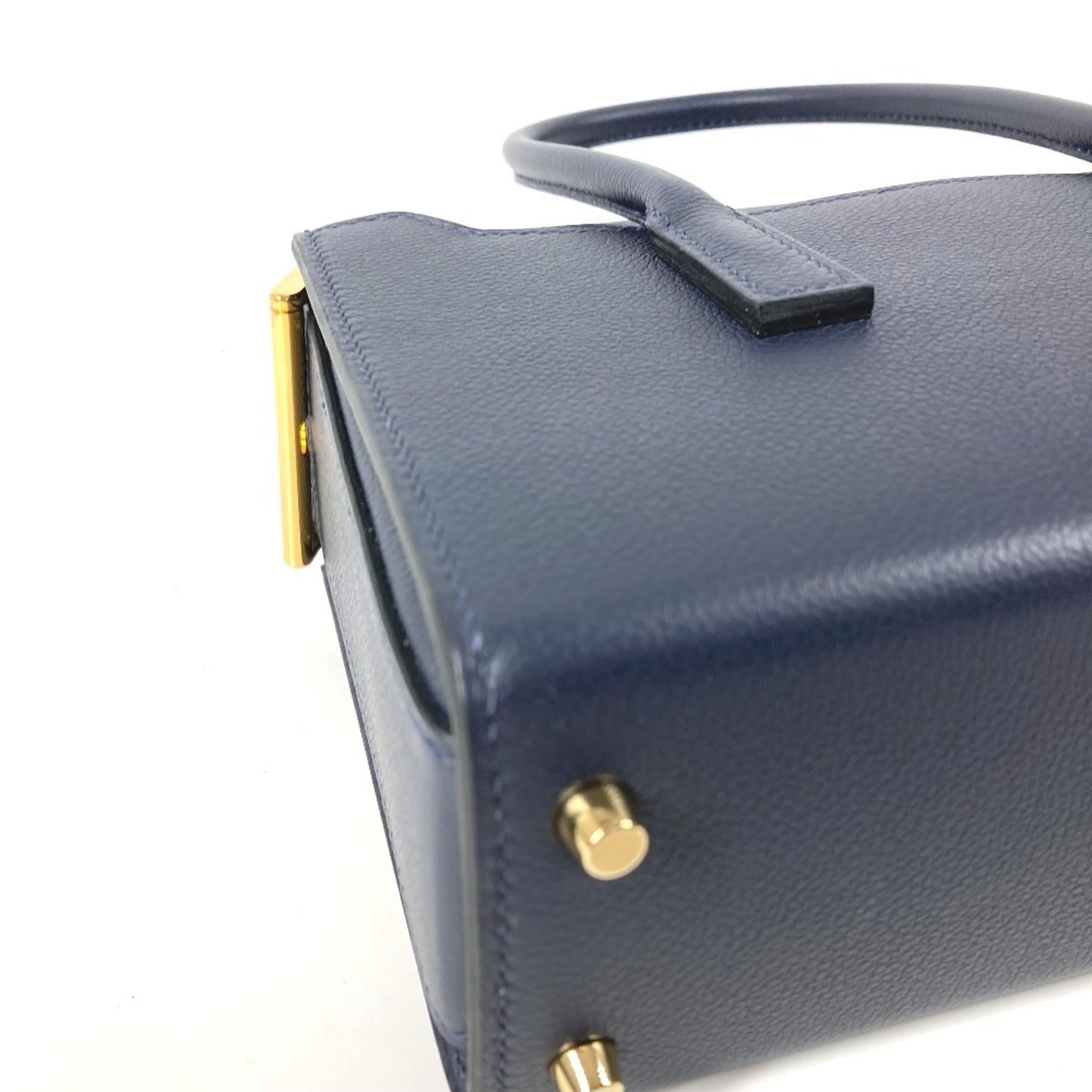 Hermes Drag Navy Shoulder Bag (Pre-Owned)