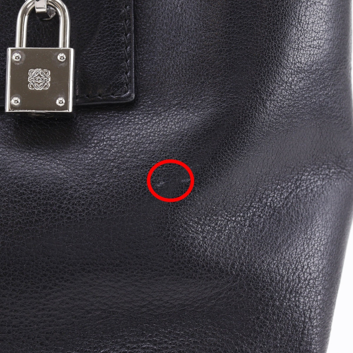 Loewe Amazona Black Leather Handbag (Pre-Owned)