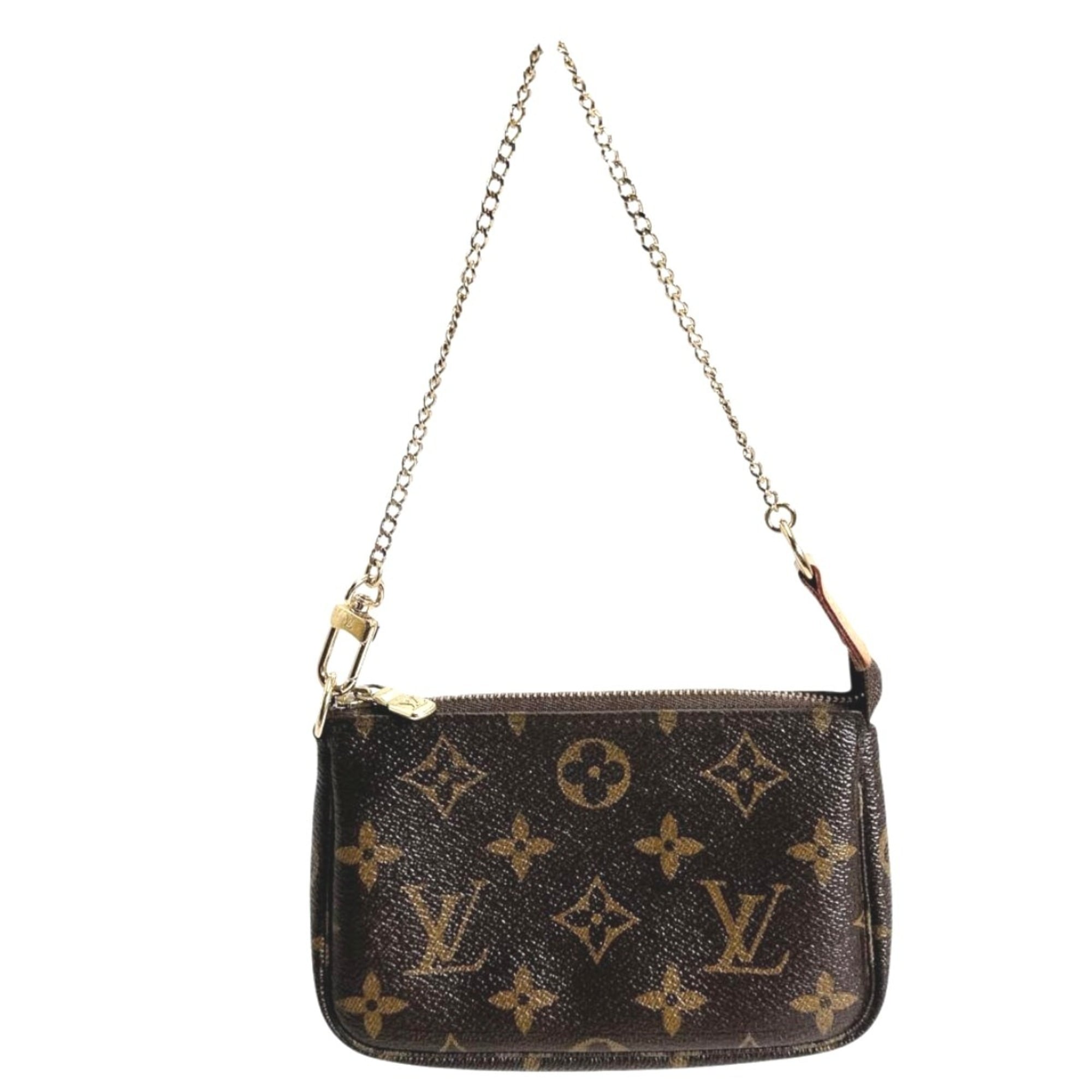 Louis Vuitton Brown Monogram Monogram Handbag Pochette Pouch (Pre-Owned)