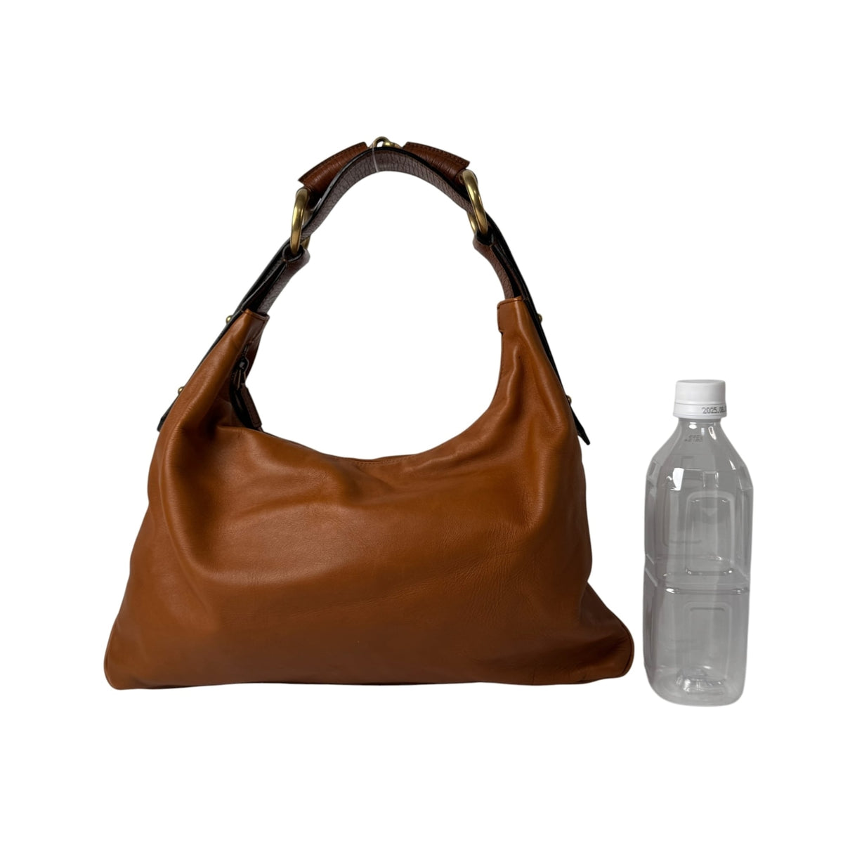 Gucci Camel Leather Shoulder Bag (Pre-Owned)