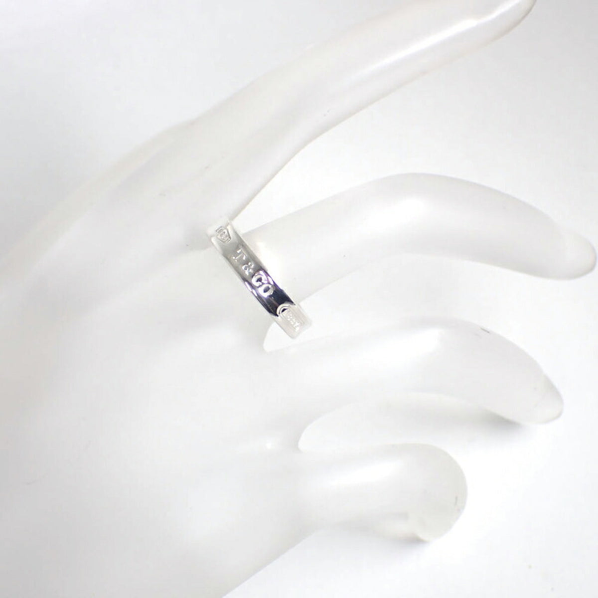 Tiffany Silver Sterling Silver 925 Band Ring (Pre-Owned)