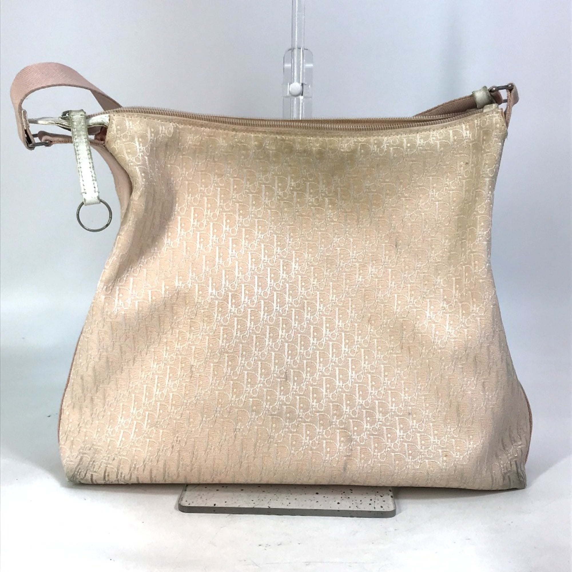 Christian Dior Pink Cloth Shoulder Bag (Pre-Owned)
