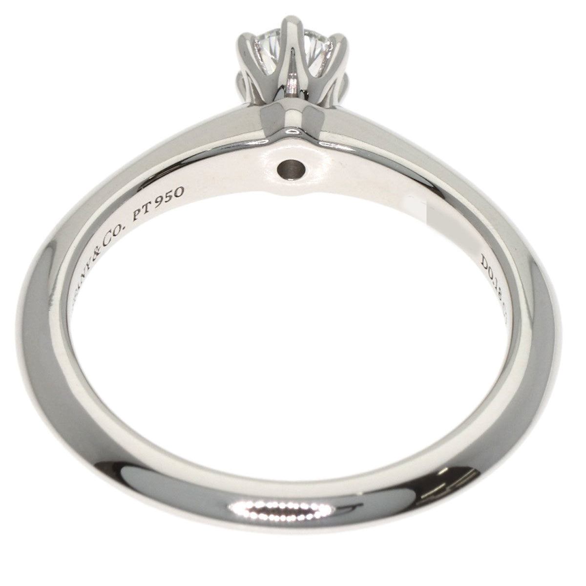 Tiffany Platinum 950 Band Ring (Pre-Owned)