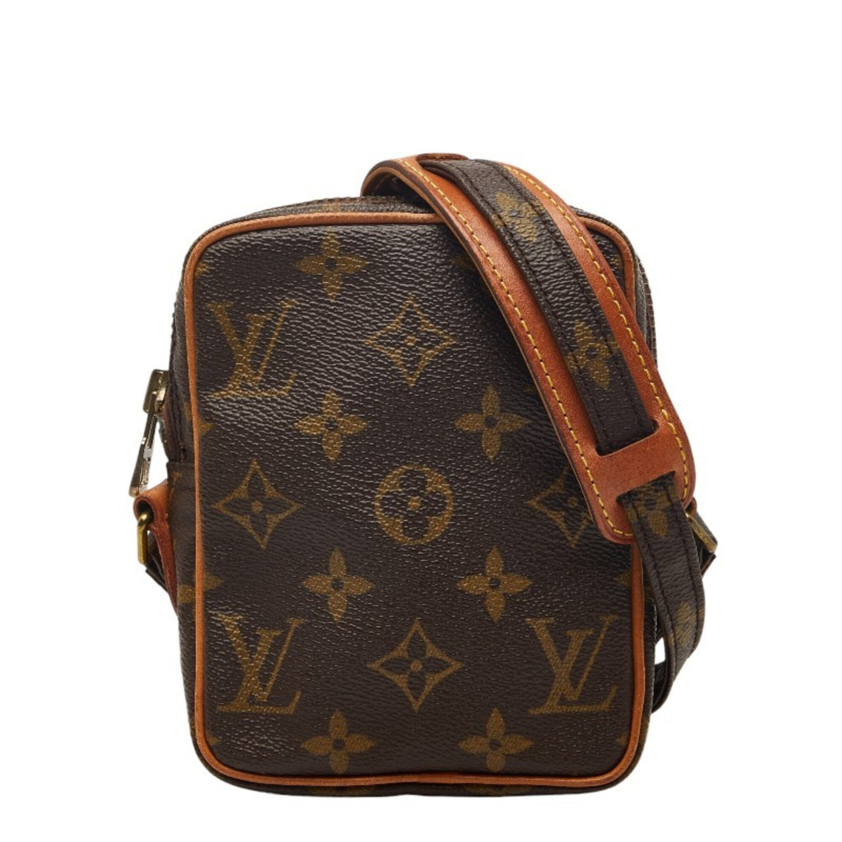 Louis Vuitton Brown Pvc Leather Shoulder Bag (Pre-Owned)