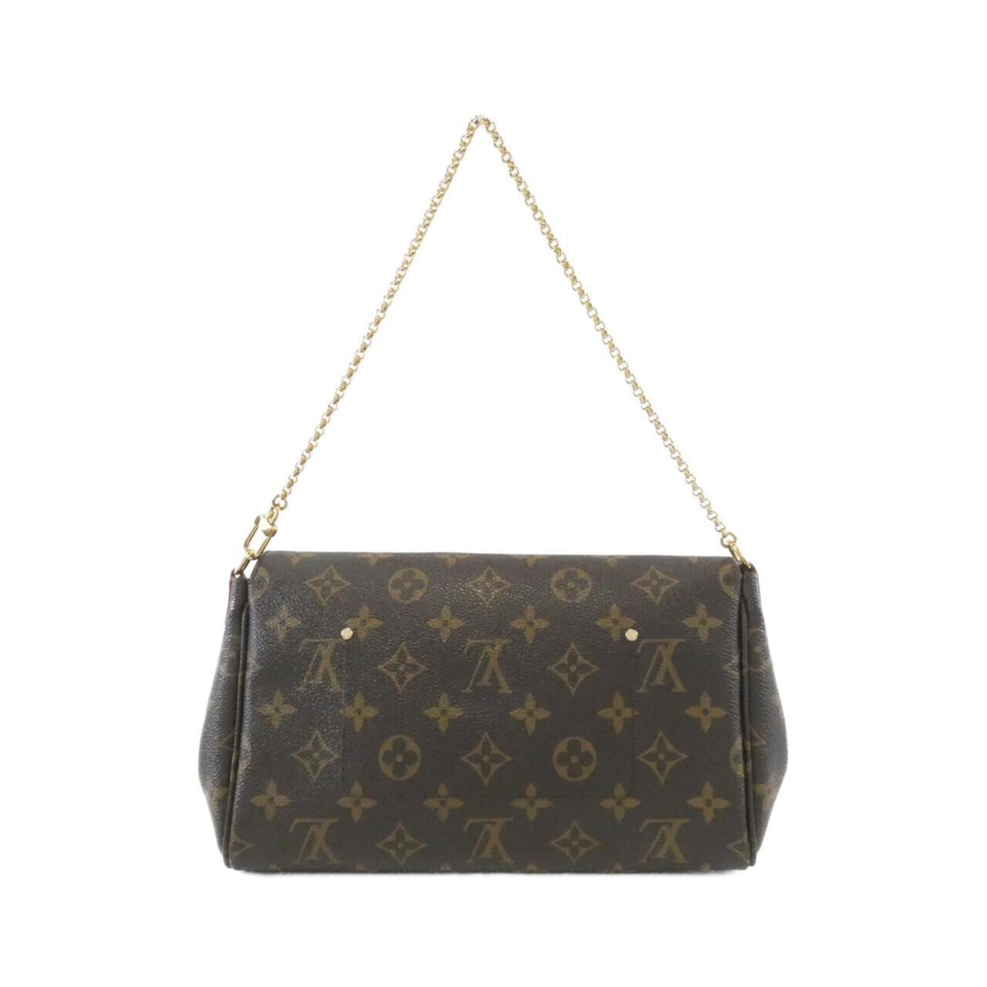 Louis Vuitton Marron Coated Canvas Shoulder Bag (Pre-Owned)