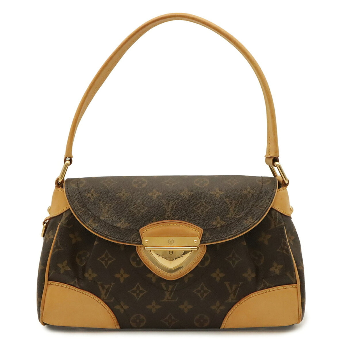 Louis Vuitton Brown Monogram Canvas Handbag Shoulder Bag (Pre-Owned)