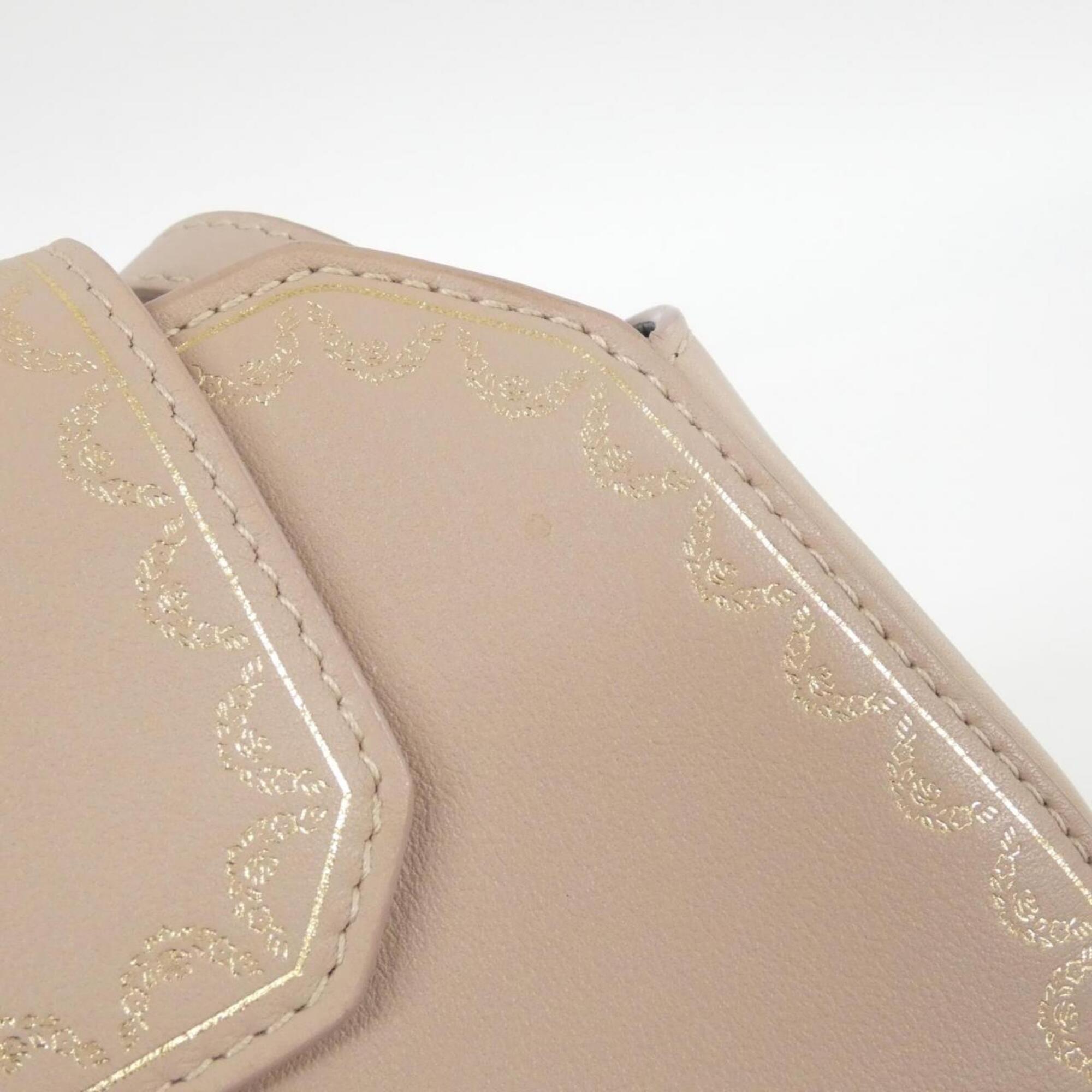 Cartier Light Pink Leather Shoulder Bag (Pre-Owned)