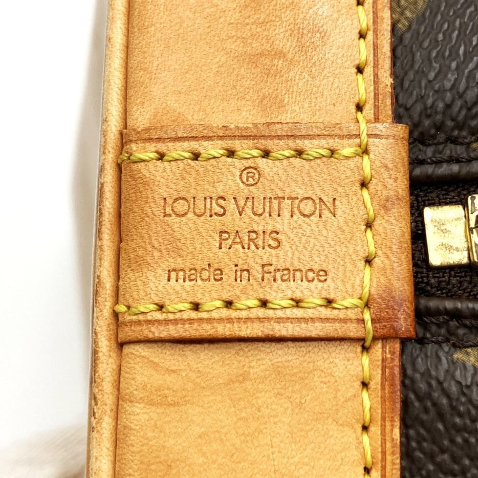 Louis Vuitton Brown Monogram Canvas Handbag (Pre-Owned)