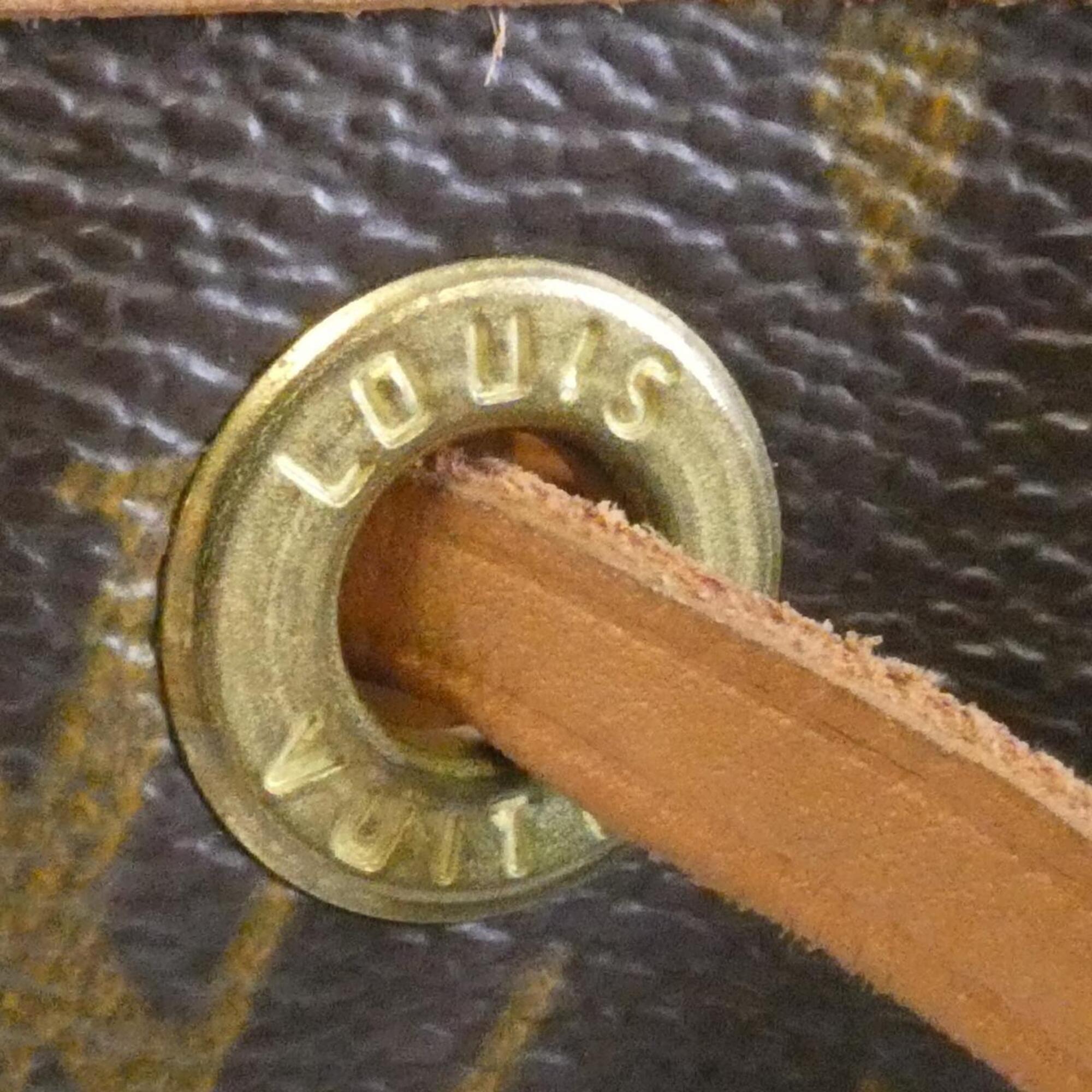 Louis Vuitton Marron Coated Canvas Backpack (Pre-Owned)