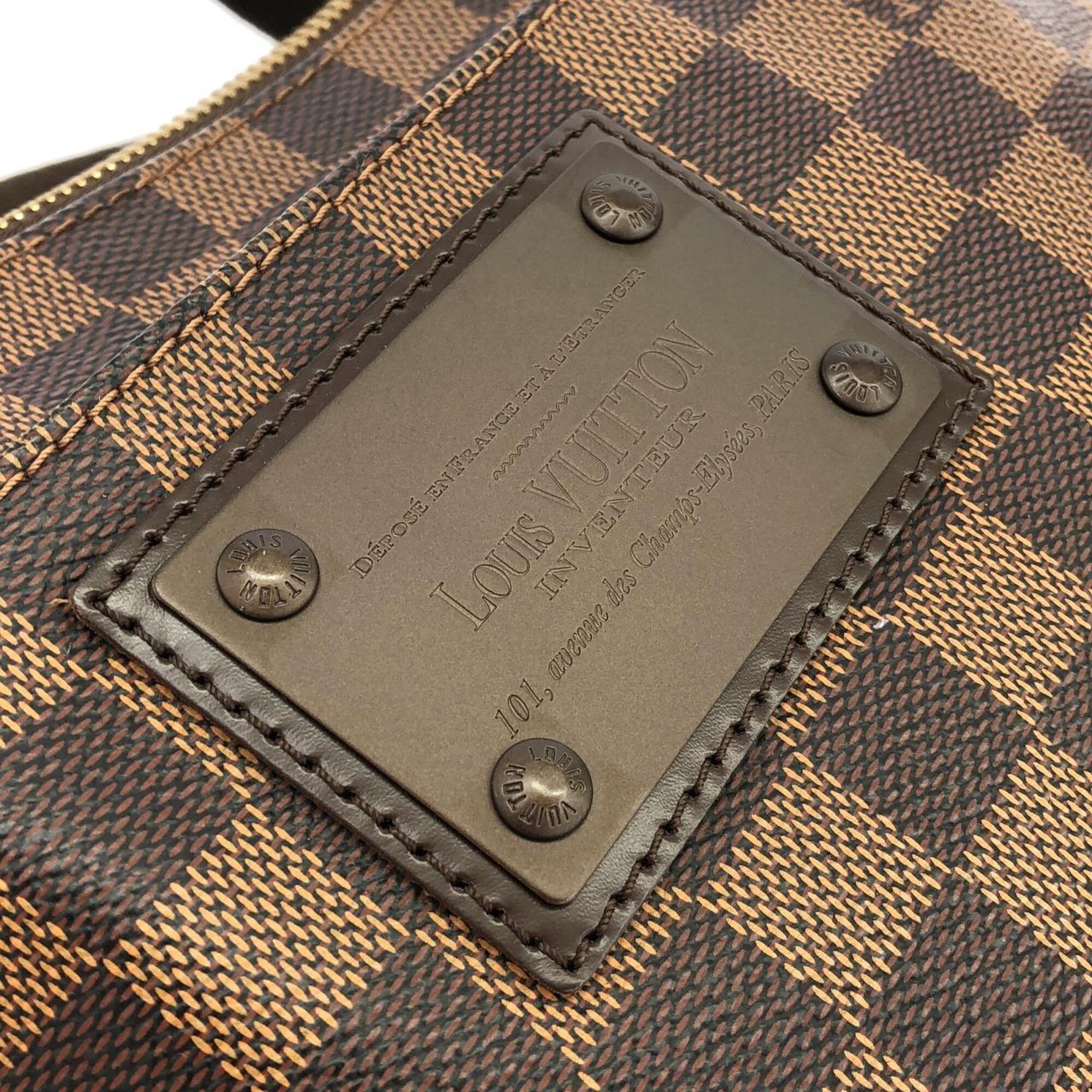 Louis Vuitton Damier Damier Canvas Ebene Damier Canvas Pochette Shoulder Bag (Pre-Owned)