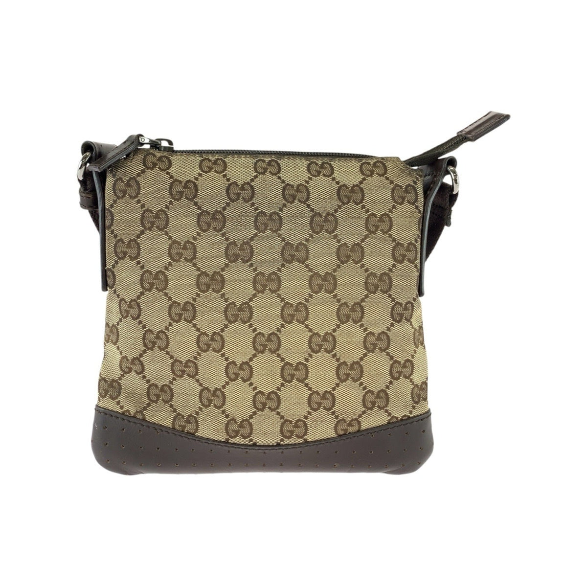 Gucci Brown Gg Canvas Pochette Shoulder Bag (Pre-Owned)