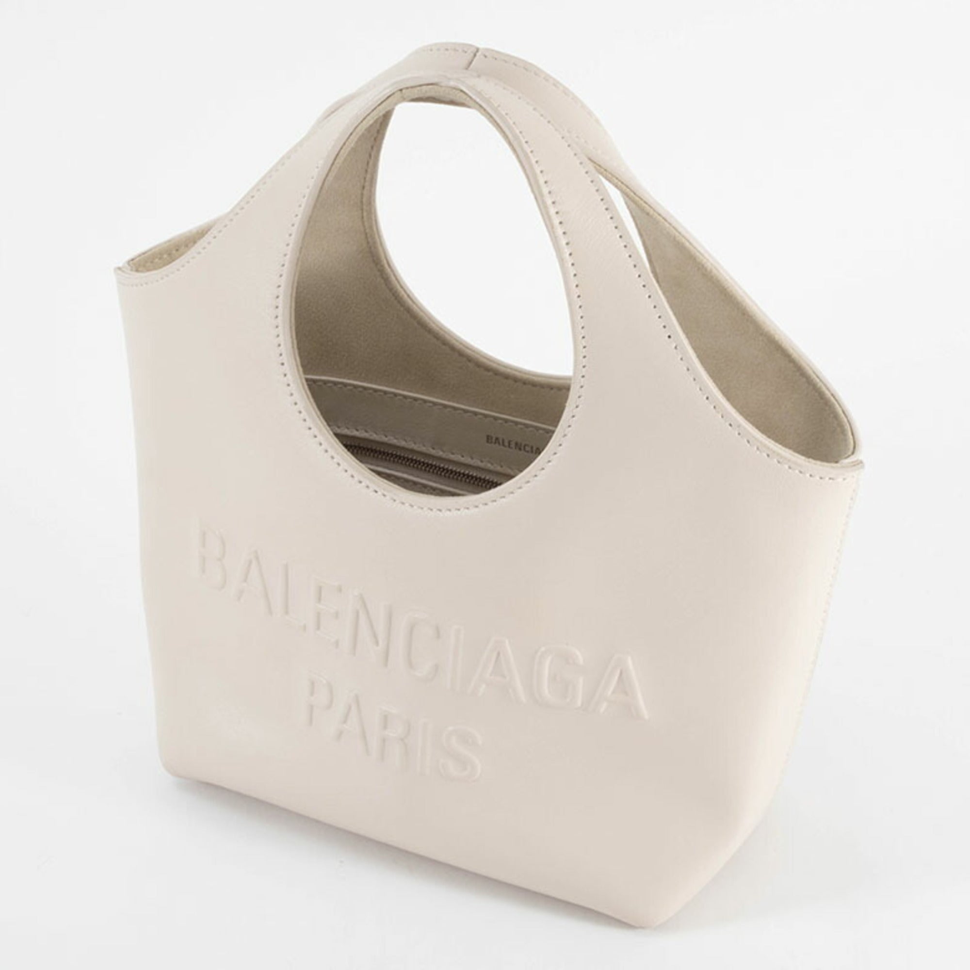 Balenciaga Cream Leather Tote Bag (Pre-Owned)