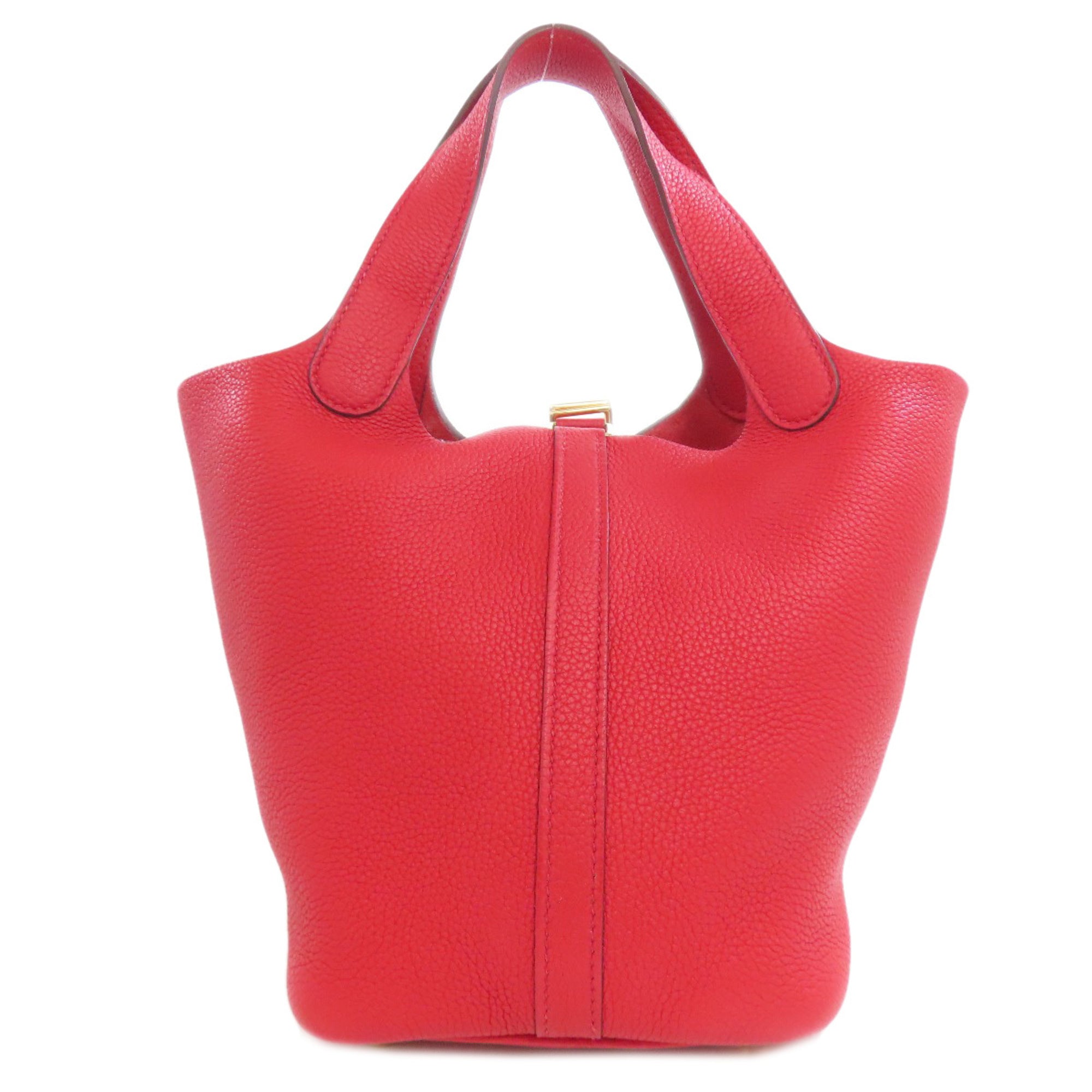 Hermes Vermilion Handbag (Pre-Owned)