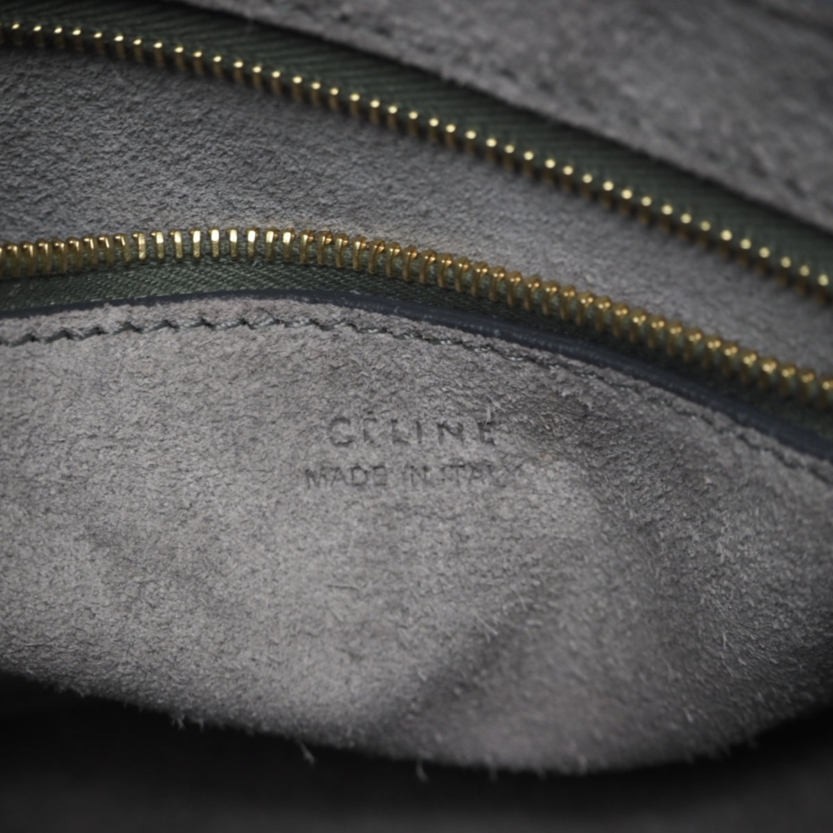 Celine Blue Leather Shoulder Bag (Pre-Owned)