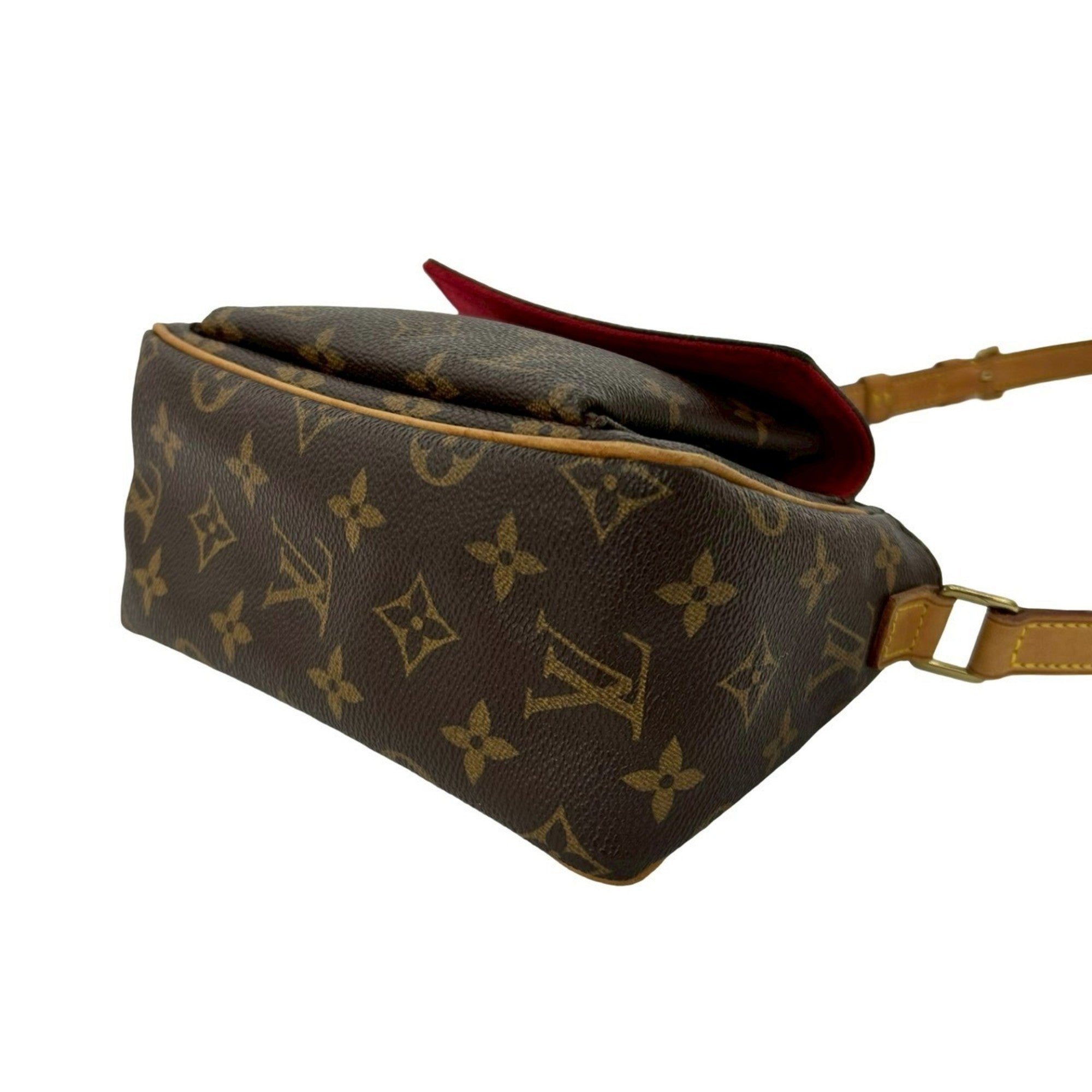 Louis Vuitton Brown Leather Pvc Pochette Shoulder Bag (Pre-Owned)