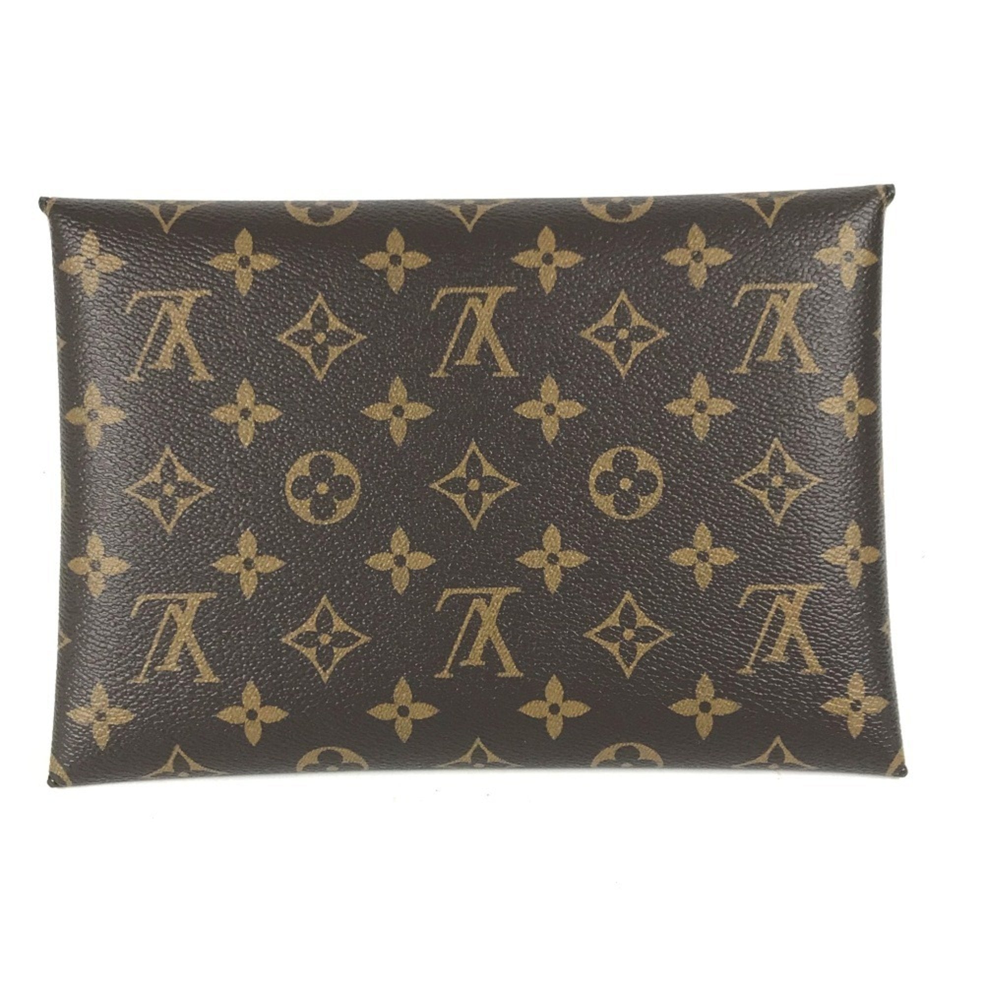 Louis Vuitton Brown Monogram Monogram Clutch Bag Pochette Pouch (Pre-Owned)