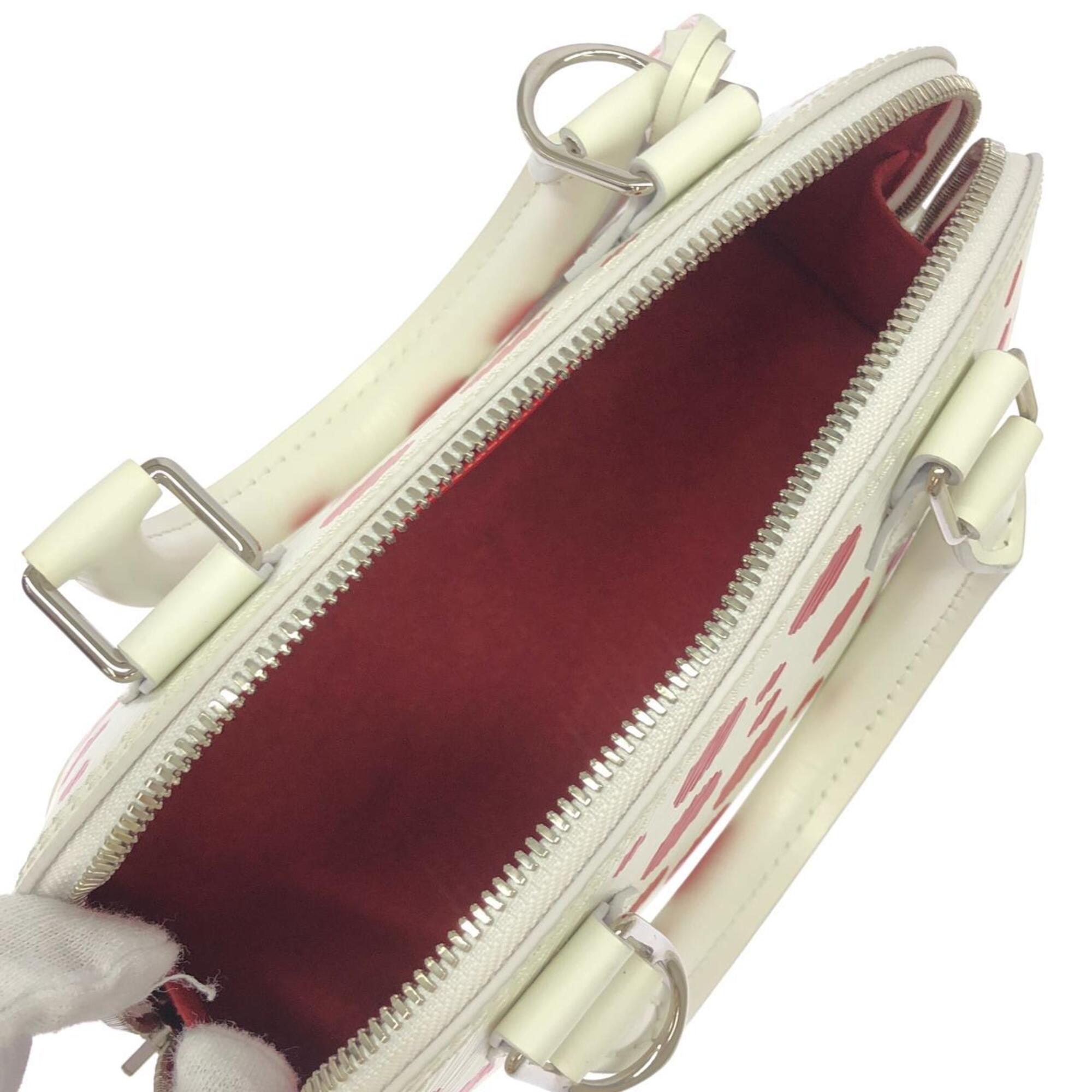 Louis Vuitton Rouge White Leather Handbag (Pre-Owned)