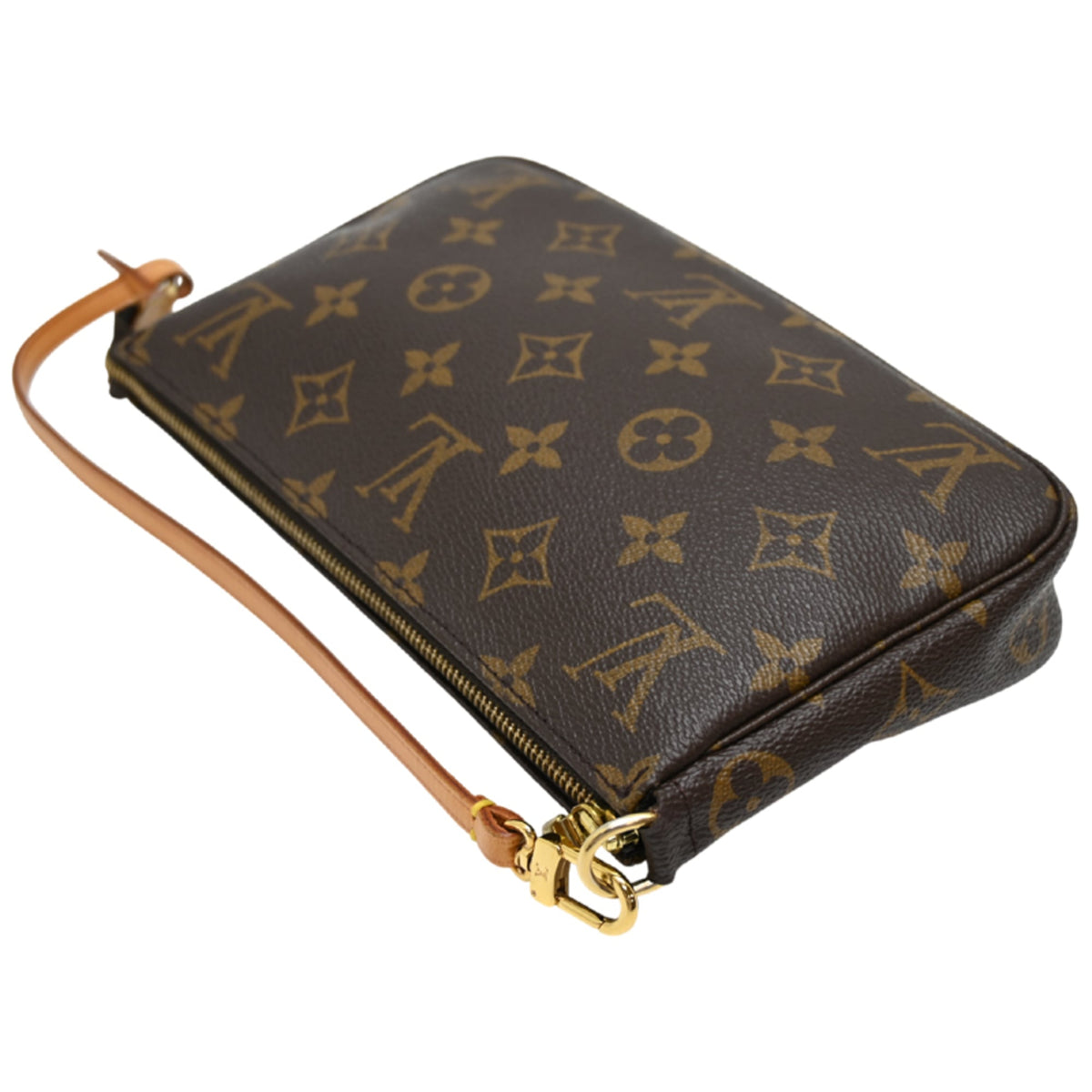 Louis Vuitton Brown Monogram Pochette Pouch (Pre-Owned)